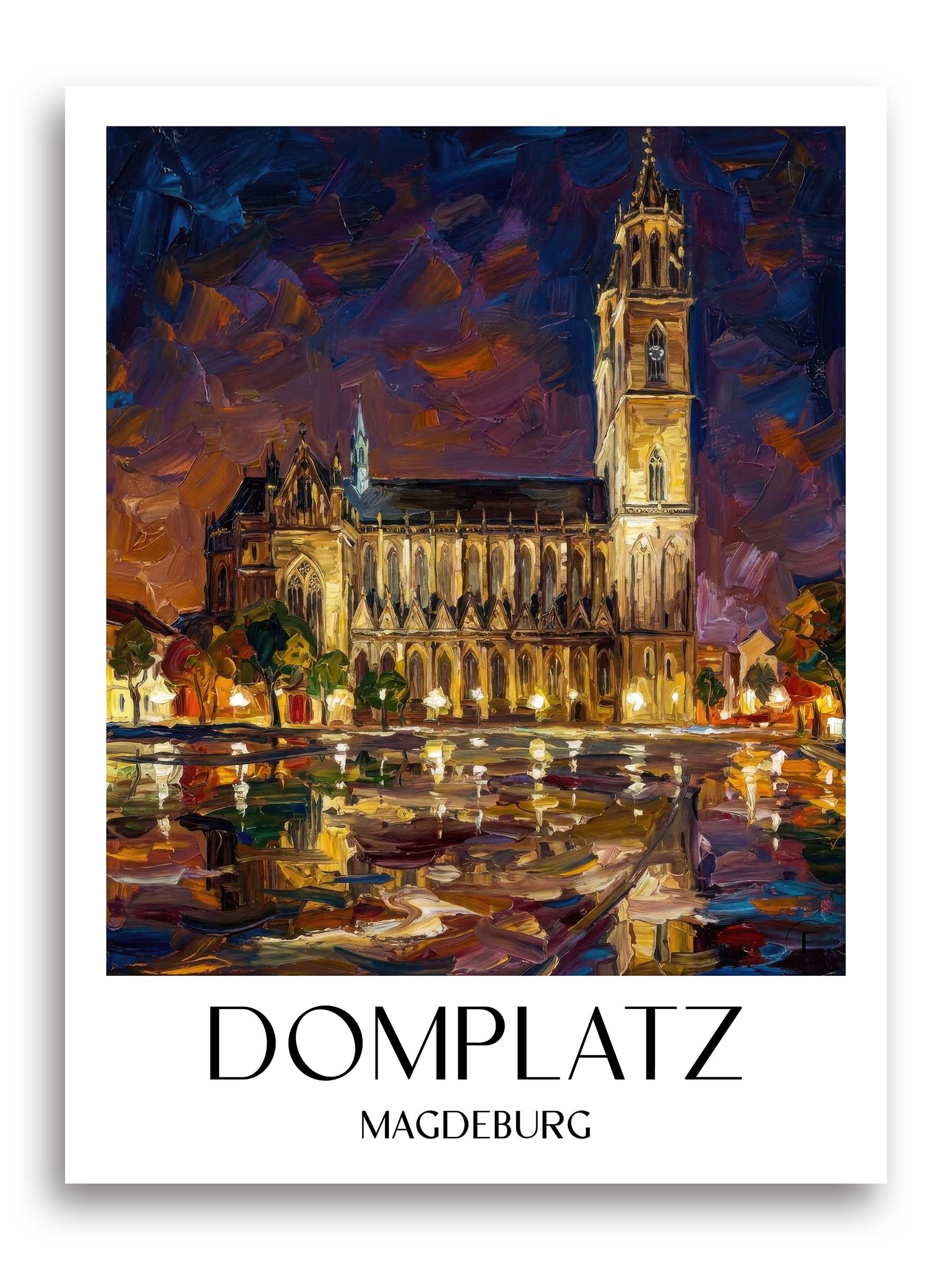 domplatz-magdeburg-deutschland-poster-oil-painting-oelgemaelde