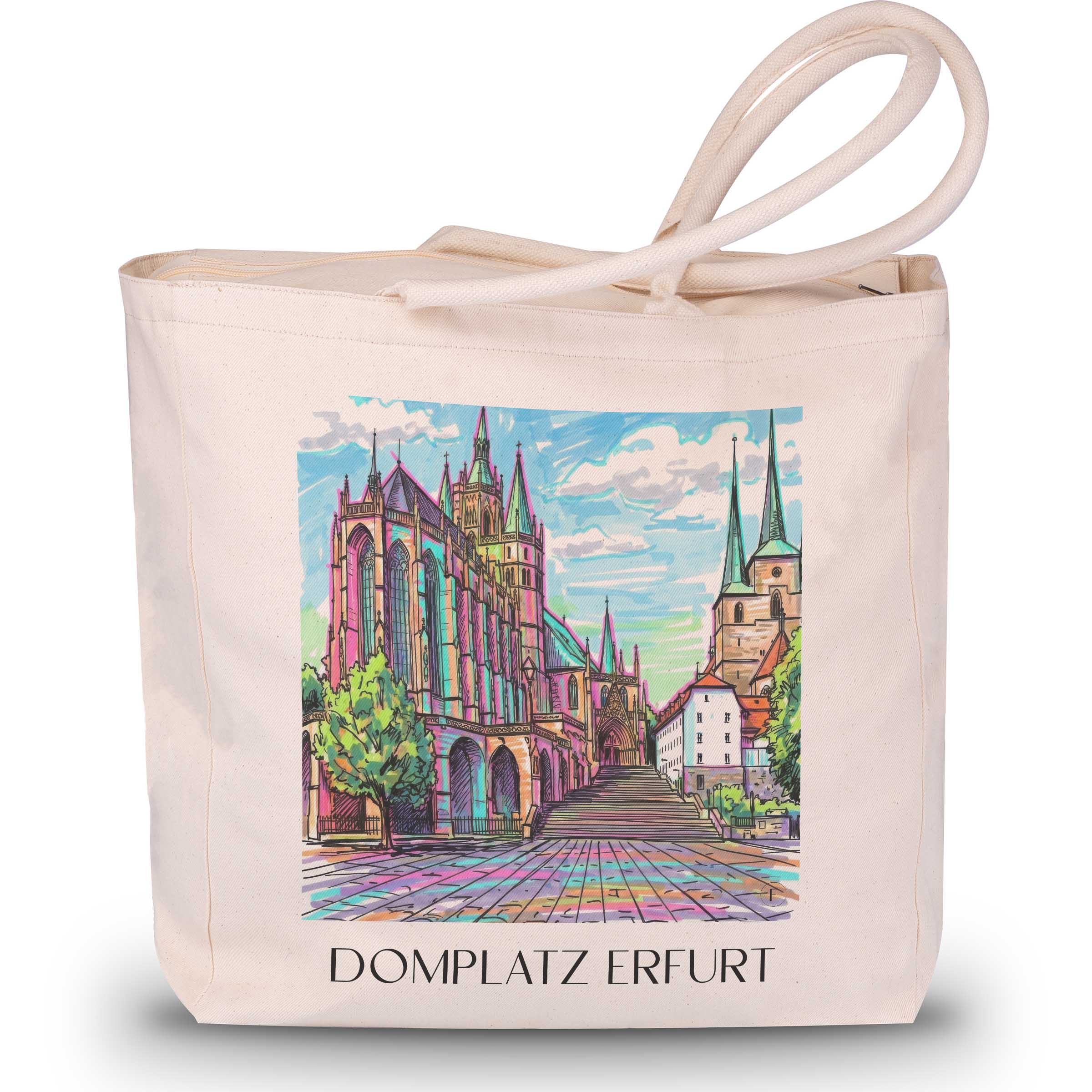 domplatz-erfurt-deutschland-einkaufstasche-graffiti