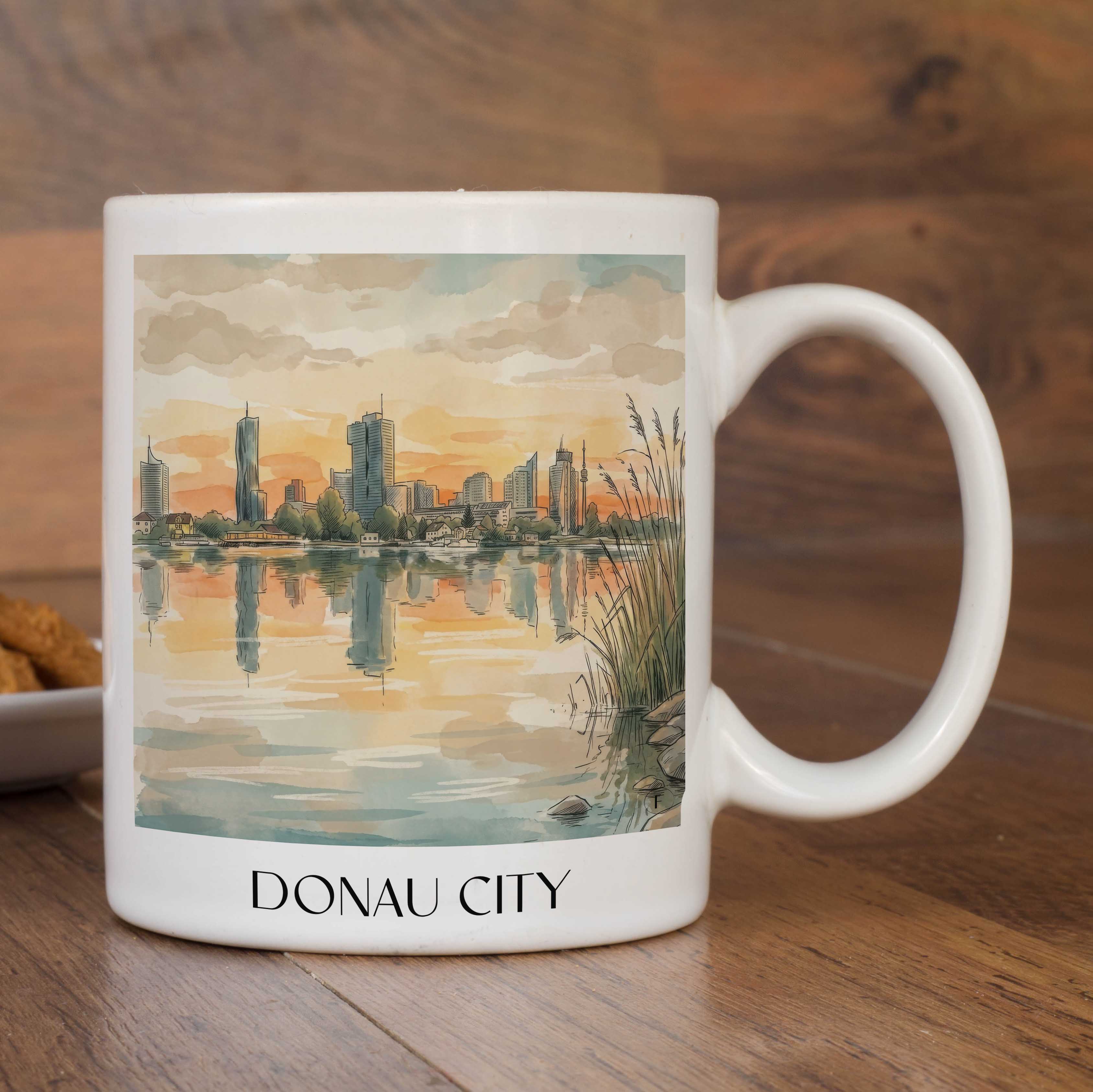 donau-city--wien-österreich-kaffeebecher-aquarell