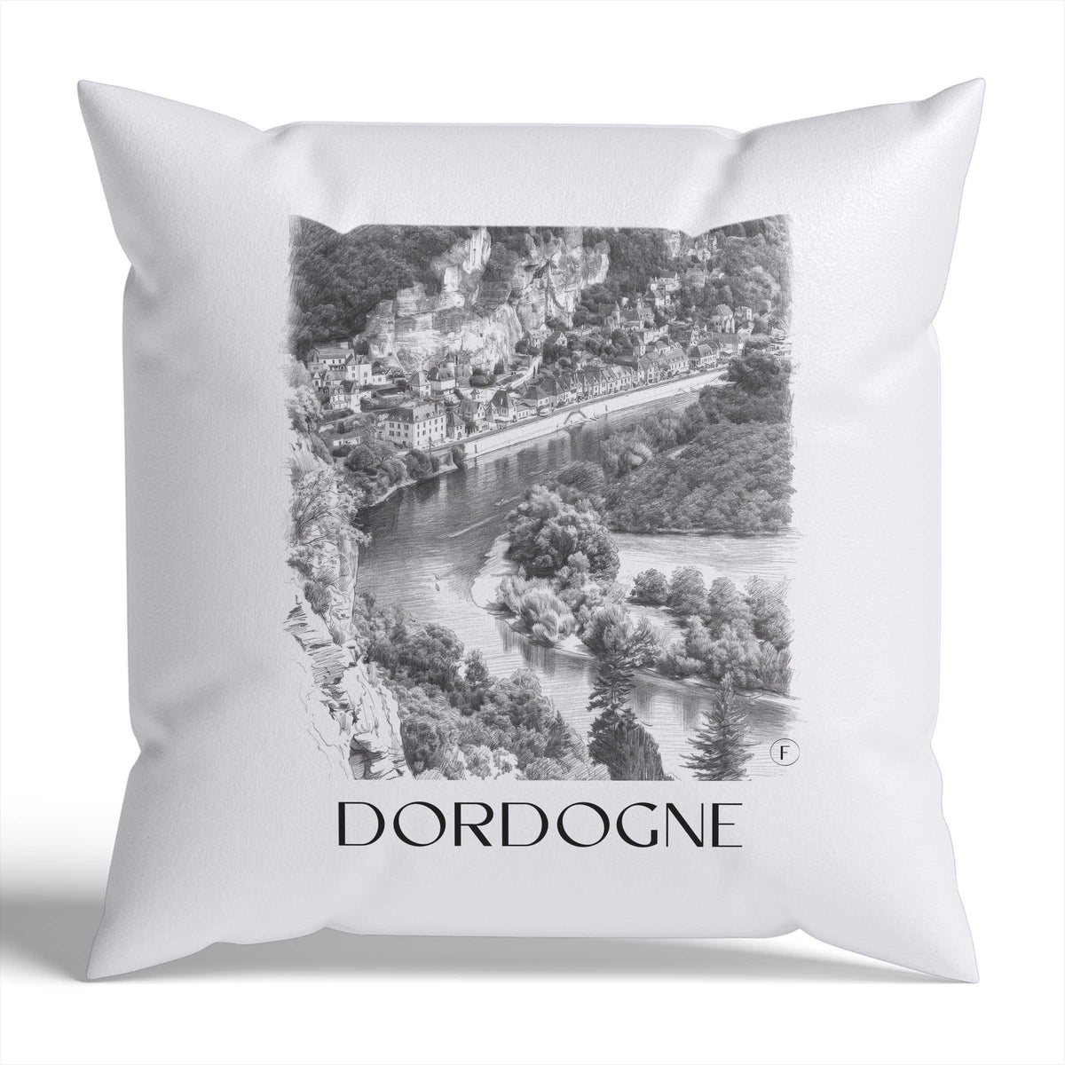 dordogne-frankreich-frankreich-kissenbezug-bleistift-zeichnung-drawing