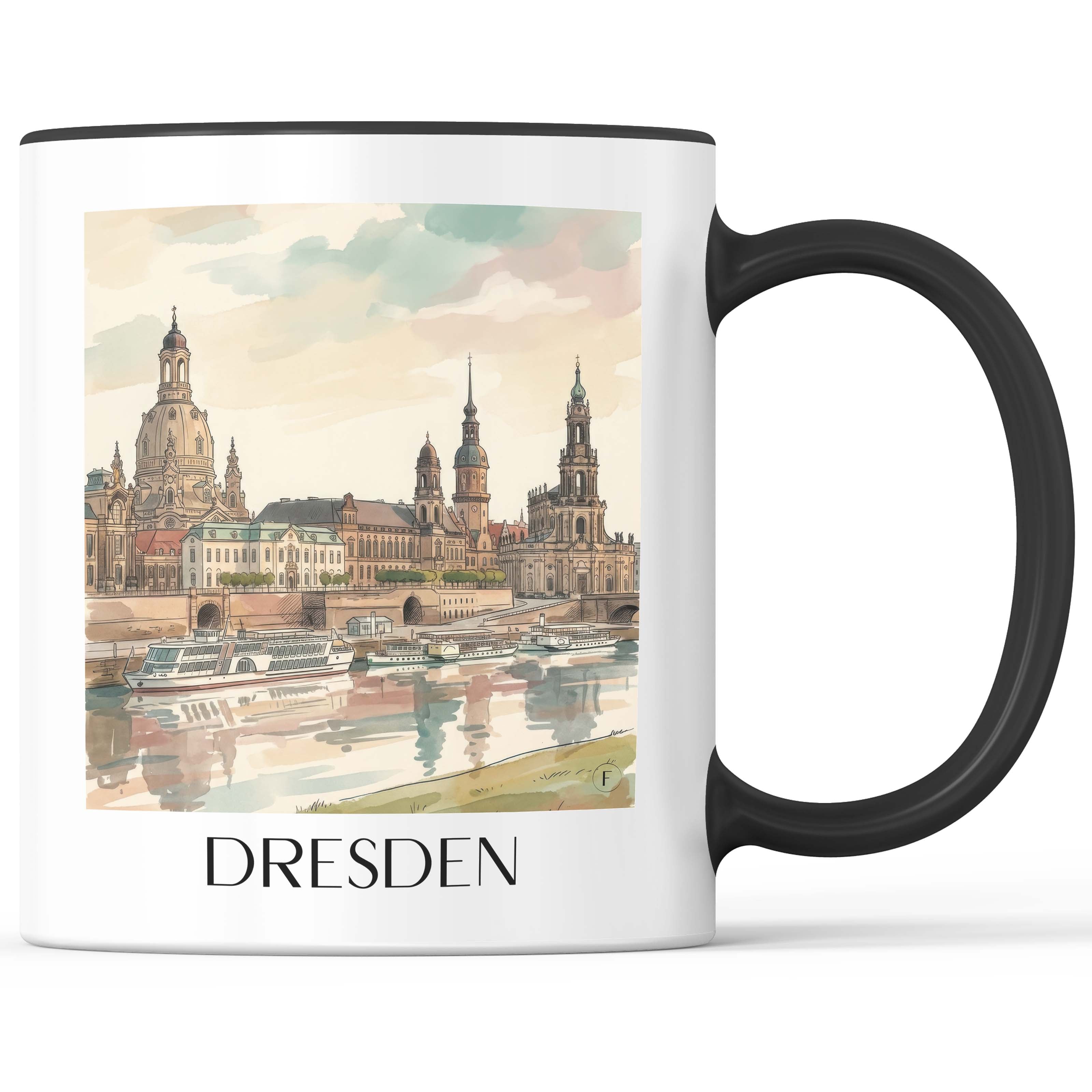 dresden-deutschland-kaffeebecher-aquarell