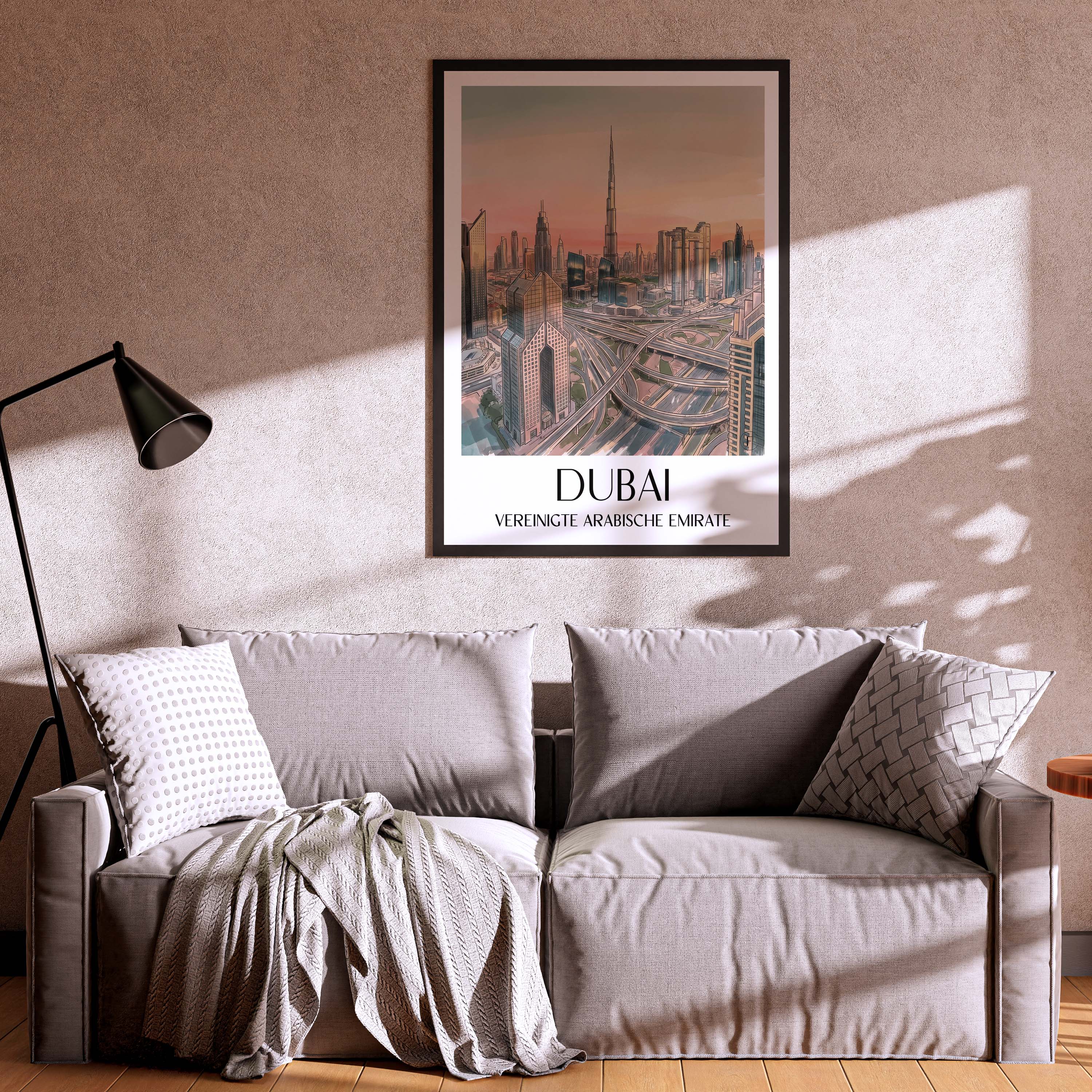 dubai-vereinigte-arabische-emirate-poster-aquarell