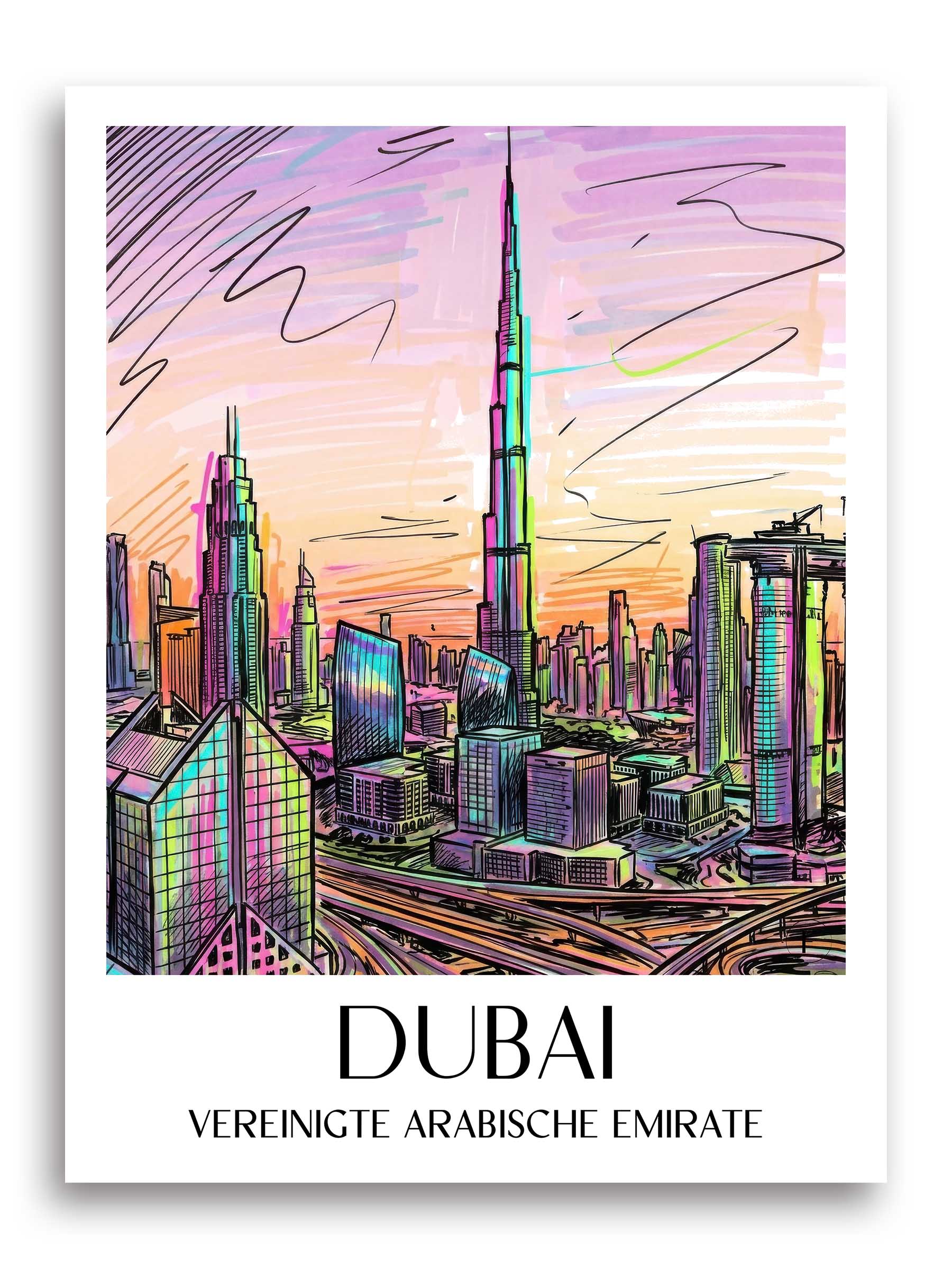 dubai-vereinigte-arabische-emirate-poster-graffiti