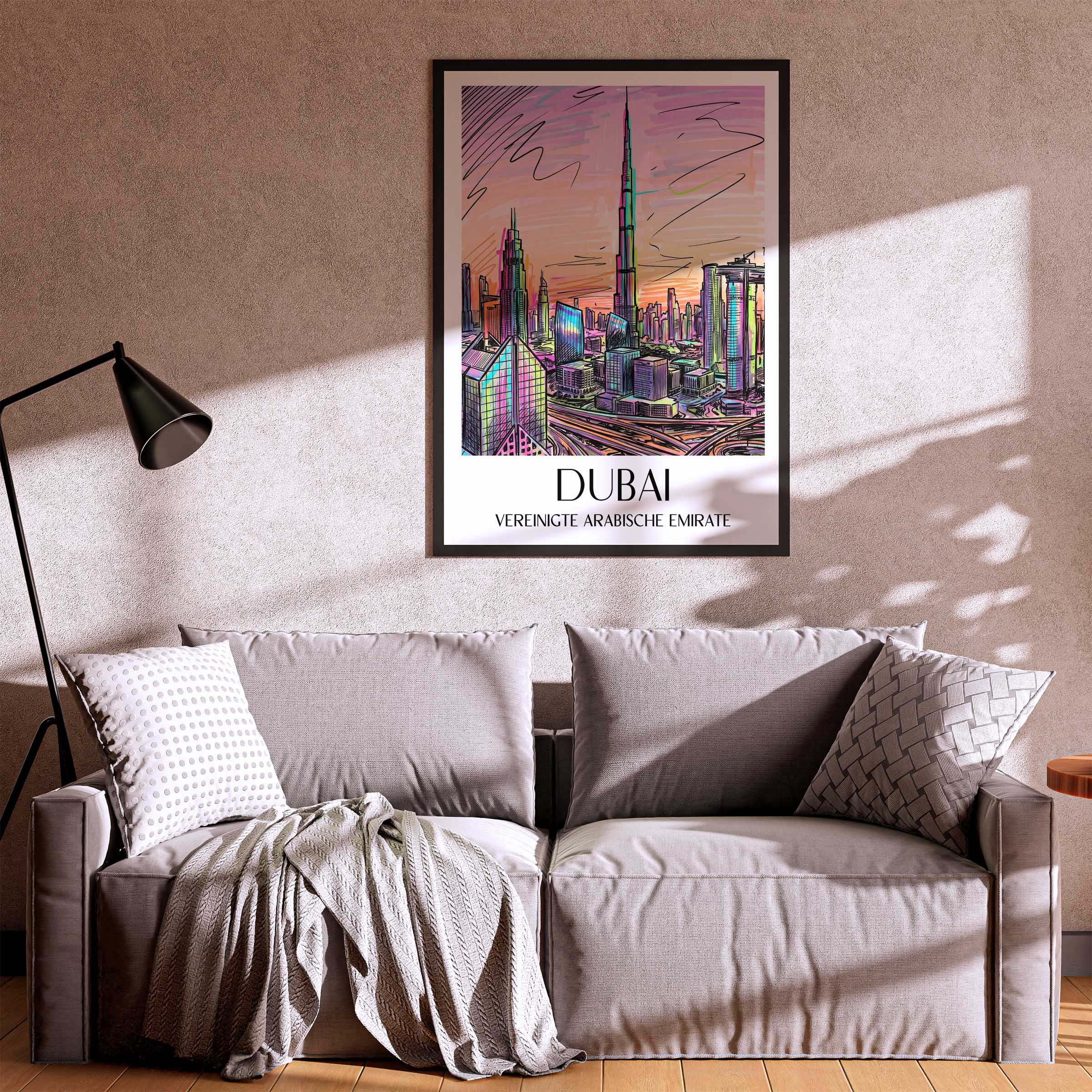 dubai-vereinigte-arabische-emirate-poster-graffiti