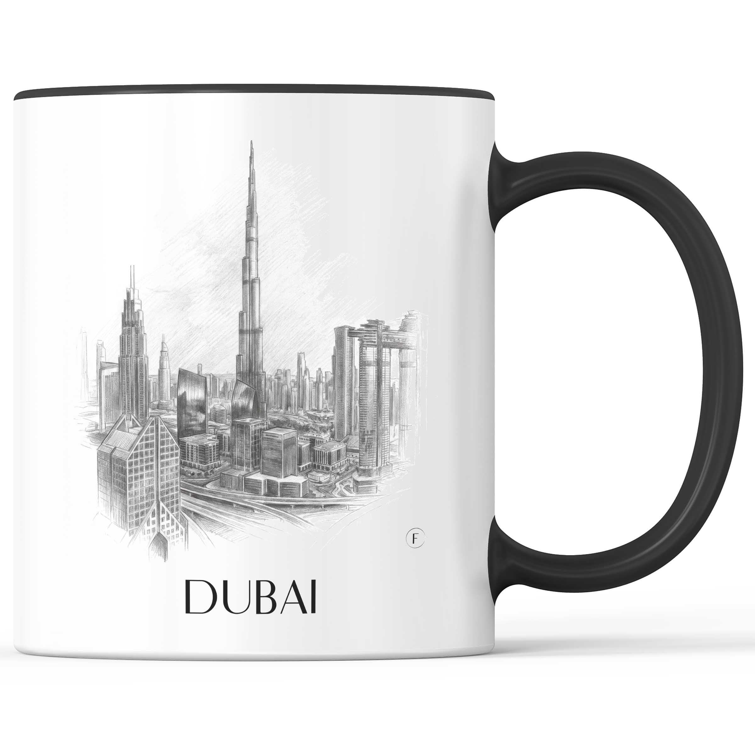 dubai-vereinigte-arabische-emirate-kaffeebecher-bleistift-zeichnung-drawing