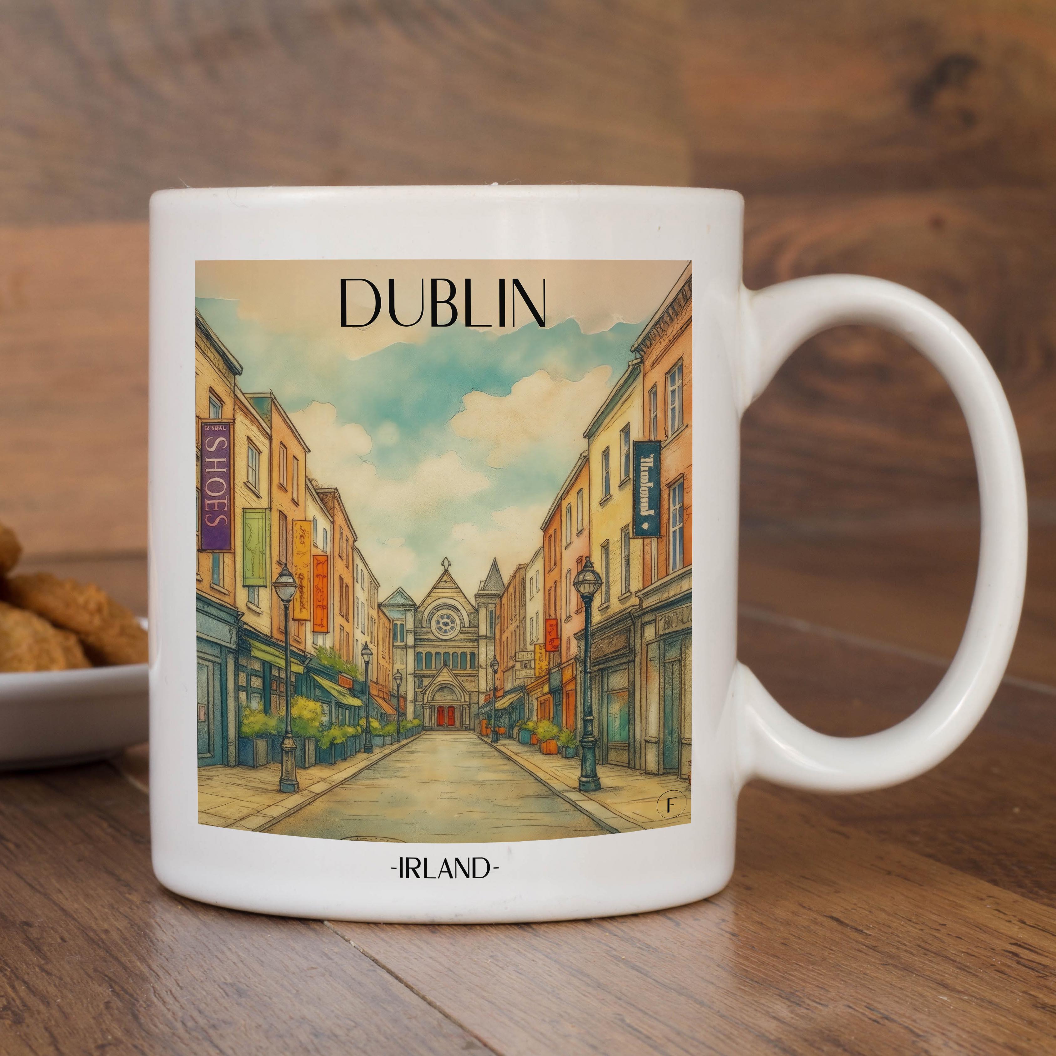 dublin-irland-einkaufstasche-aquarell