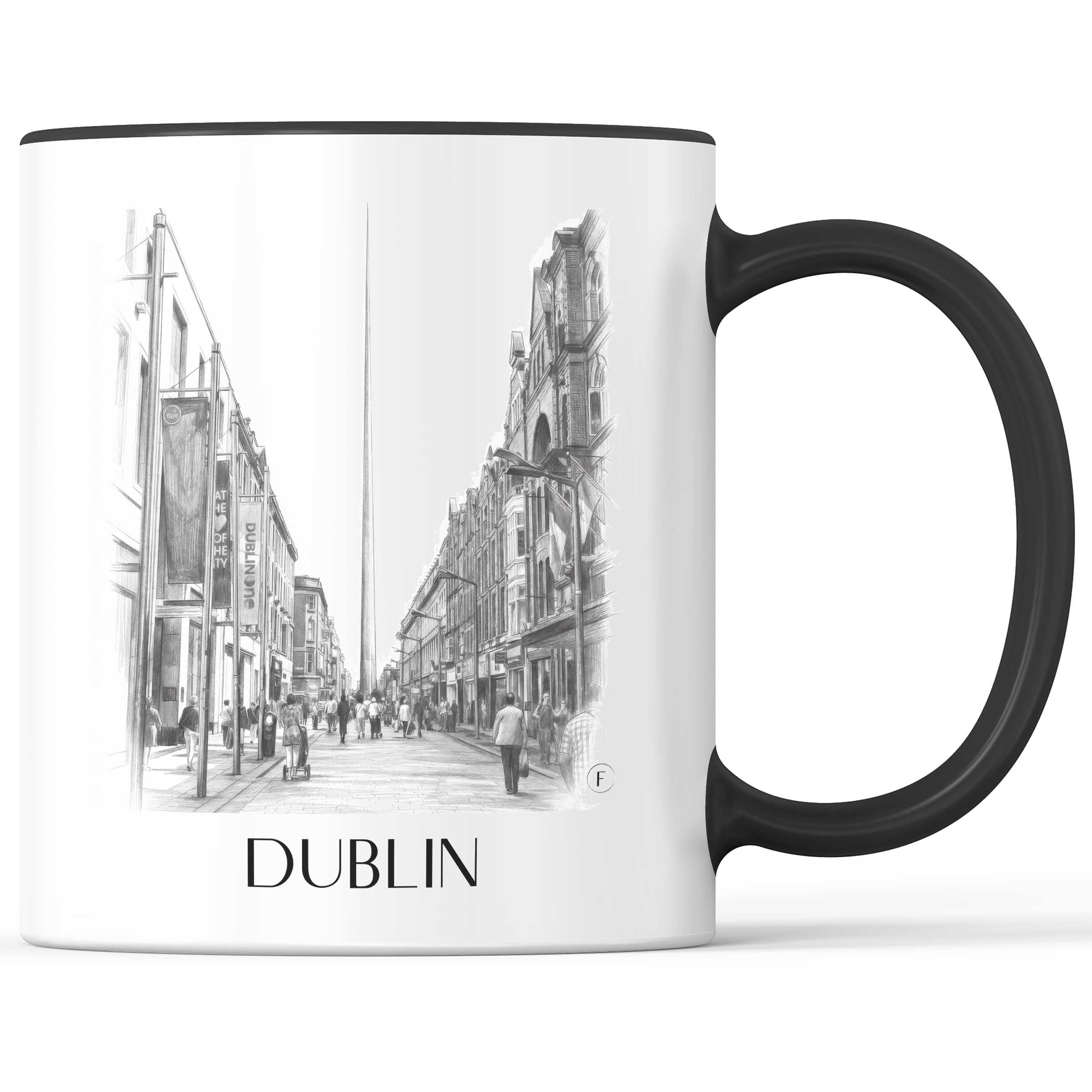 dublin-irland-kaffeebecher-bleistift-zeichnung-drawing