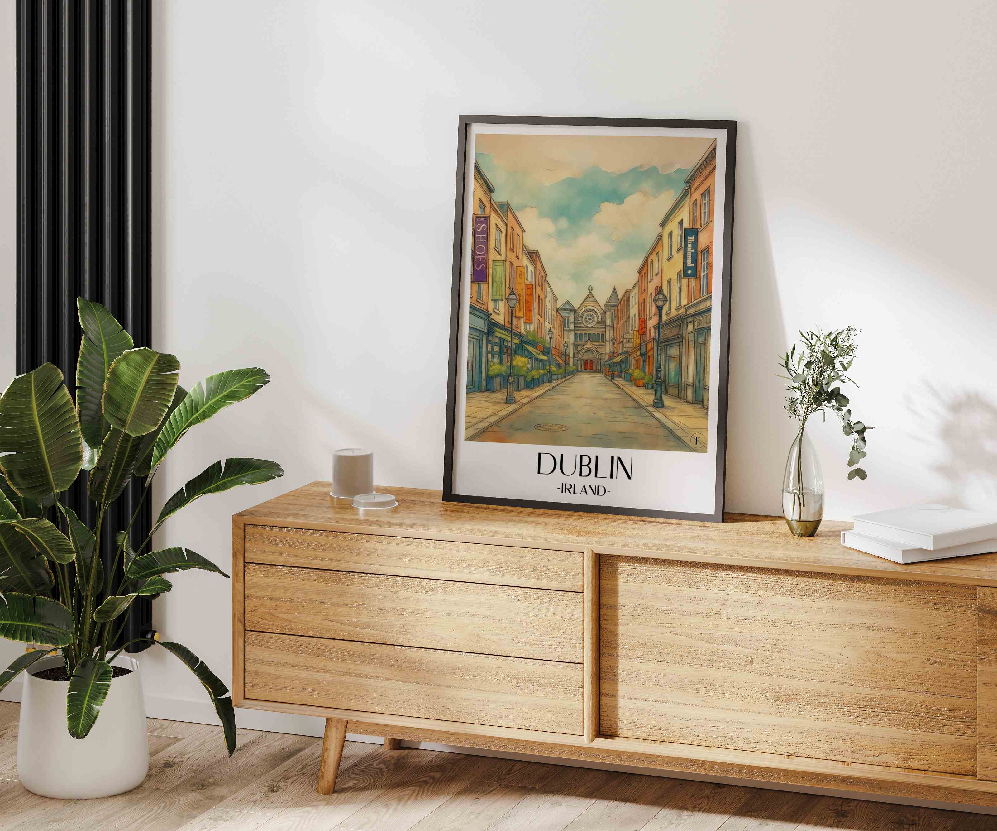 dublin-irland-poster-aquarell