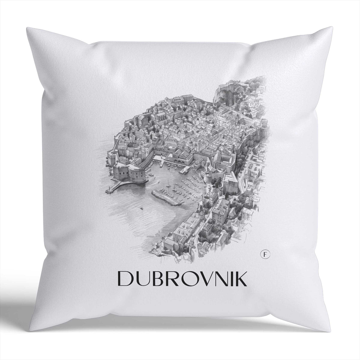 dubrovnik-kroatien-kroatien-kissenbezug-bleistift-zeichnung-drawing