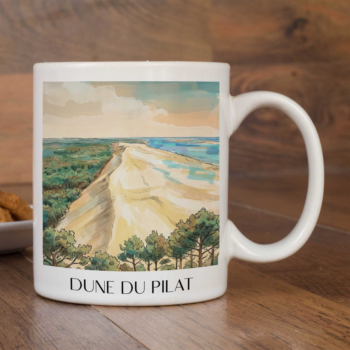 dune-du-pilat-bassin-d'arcachon-frankreich-kaffeebecher-aquarell