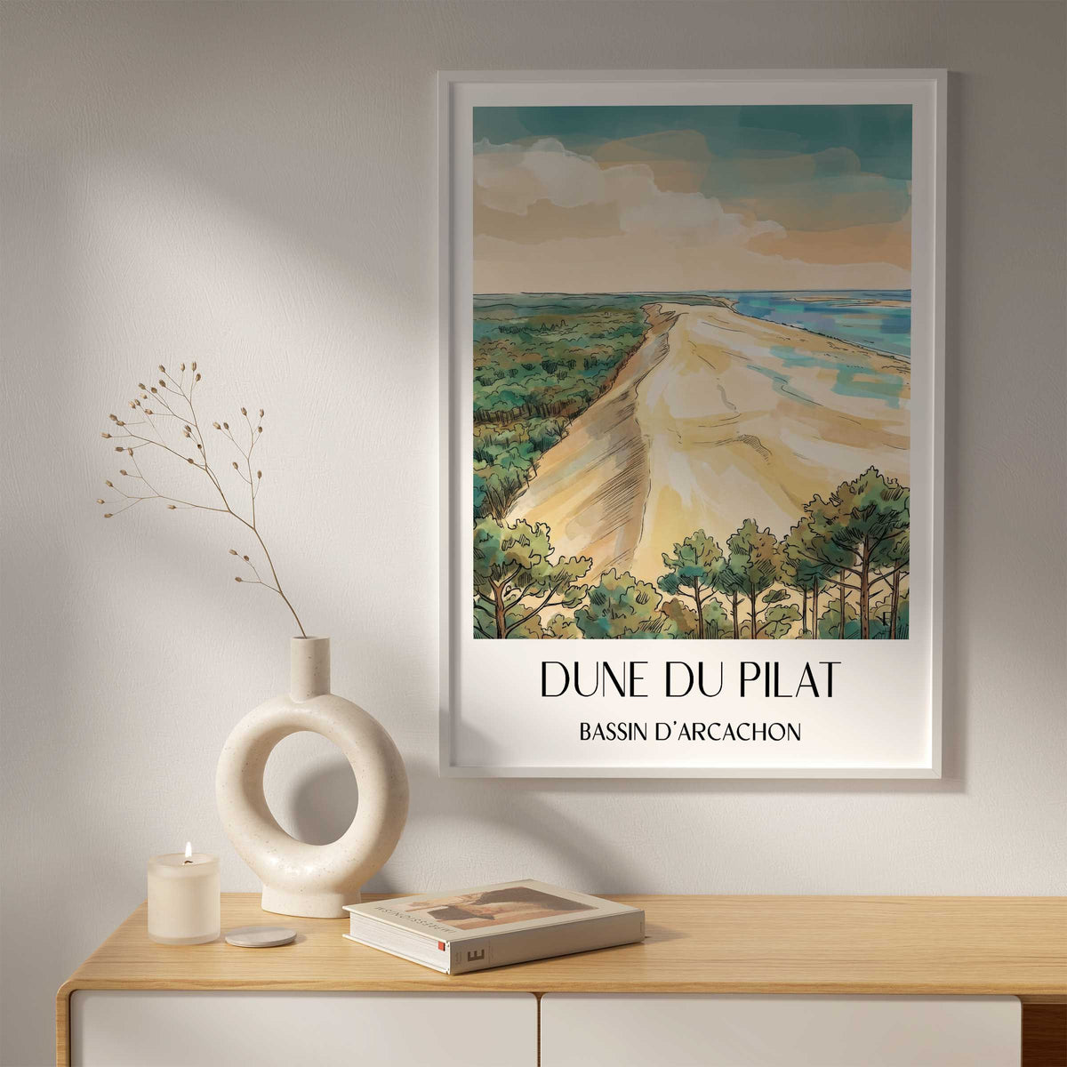 dune-du-pilat-bassin-d'arcachon-frankreich-poster-aquarell