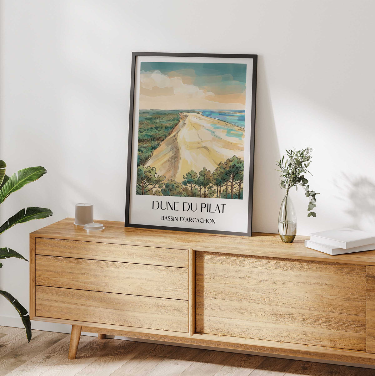 dune-du-pilat-bassin-d'arcachon-frankreich-poster-aquarell