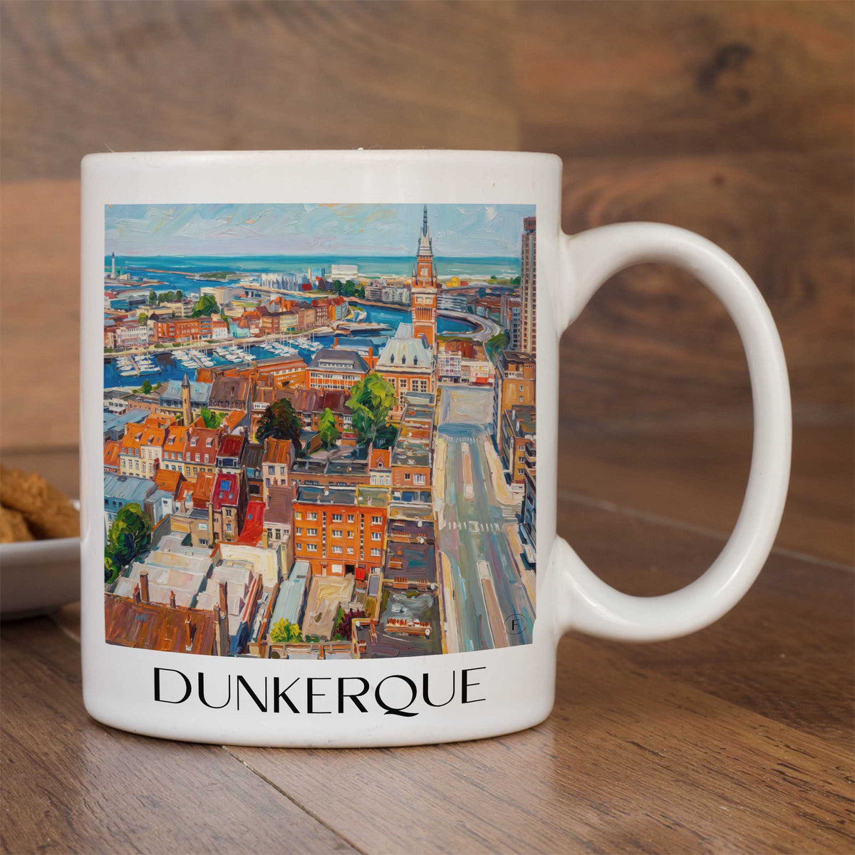 dunkerque-côte-d'opale-frankreich-kaffeebecher-oil-painting-oelgemaelde