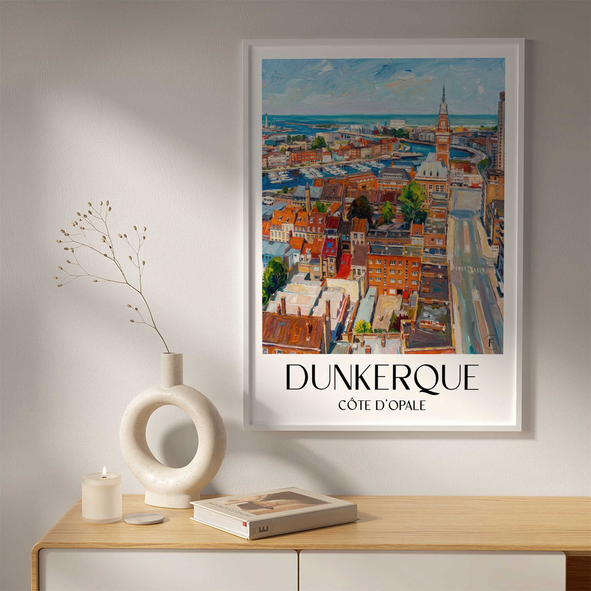 dunkerque-côte-d'opale-frankreich-poster-oil-painting-oelgemaelde