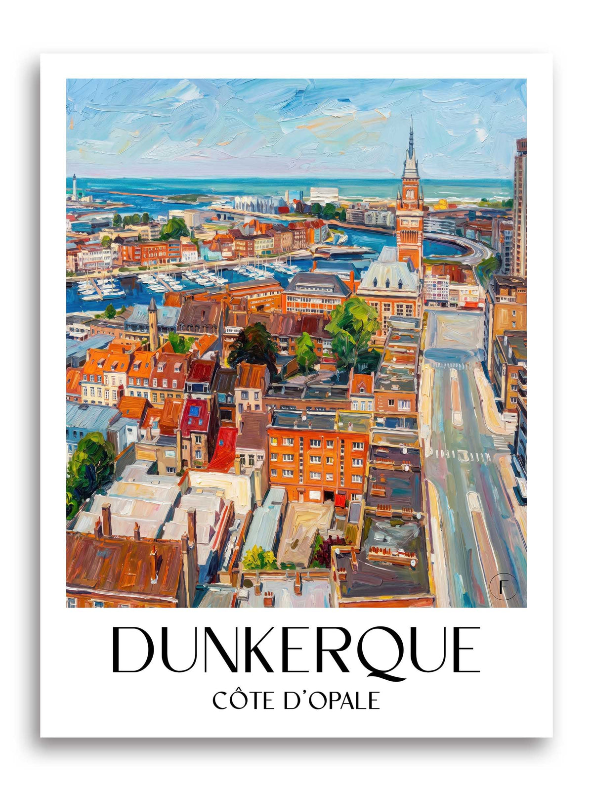 dunkerque-côte-d'opale-frankreich-poster-oil-painting-oelgemaelde