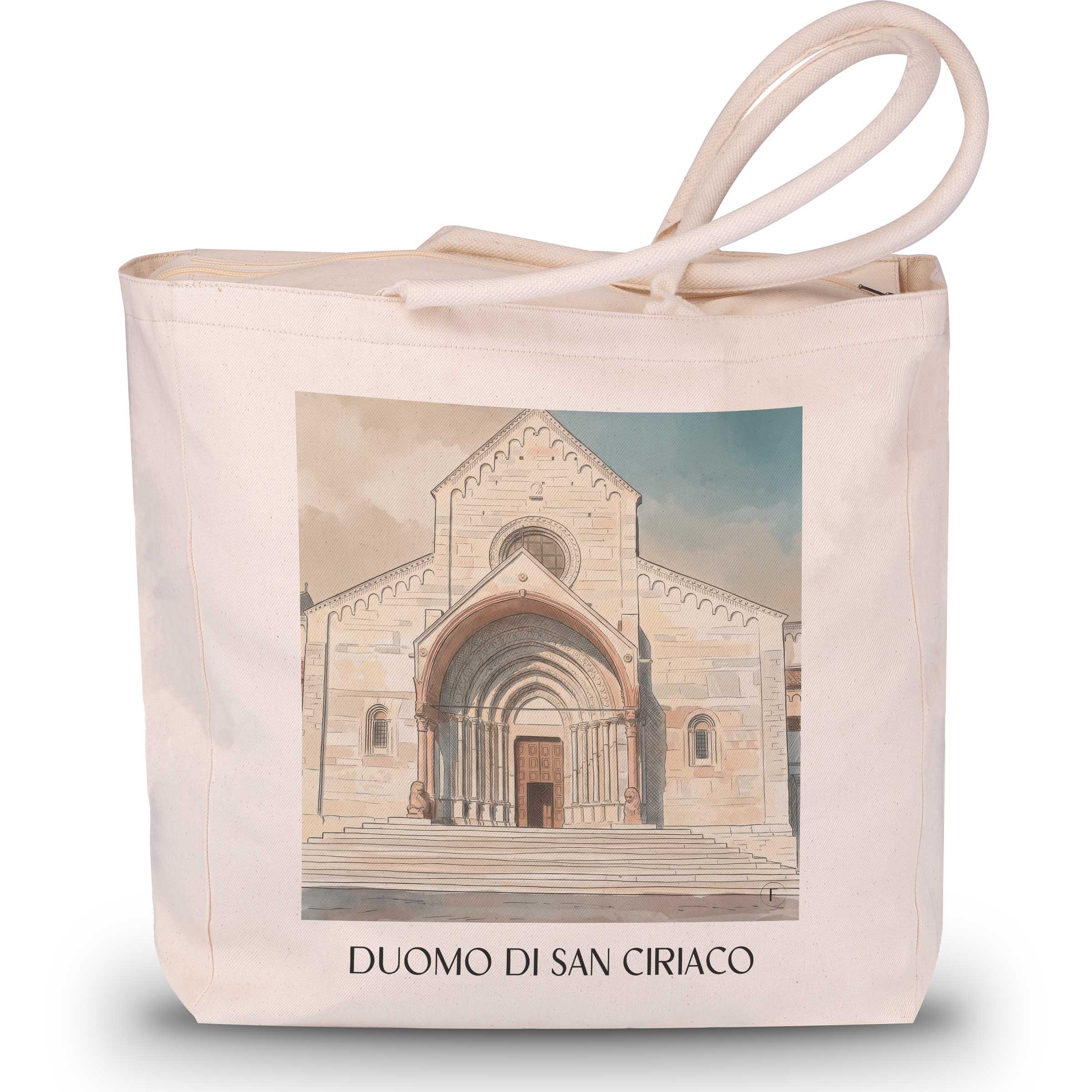duomo-di-san-ciriaco-ancona-italien-einkaufstasche-aquarell