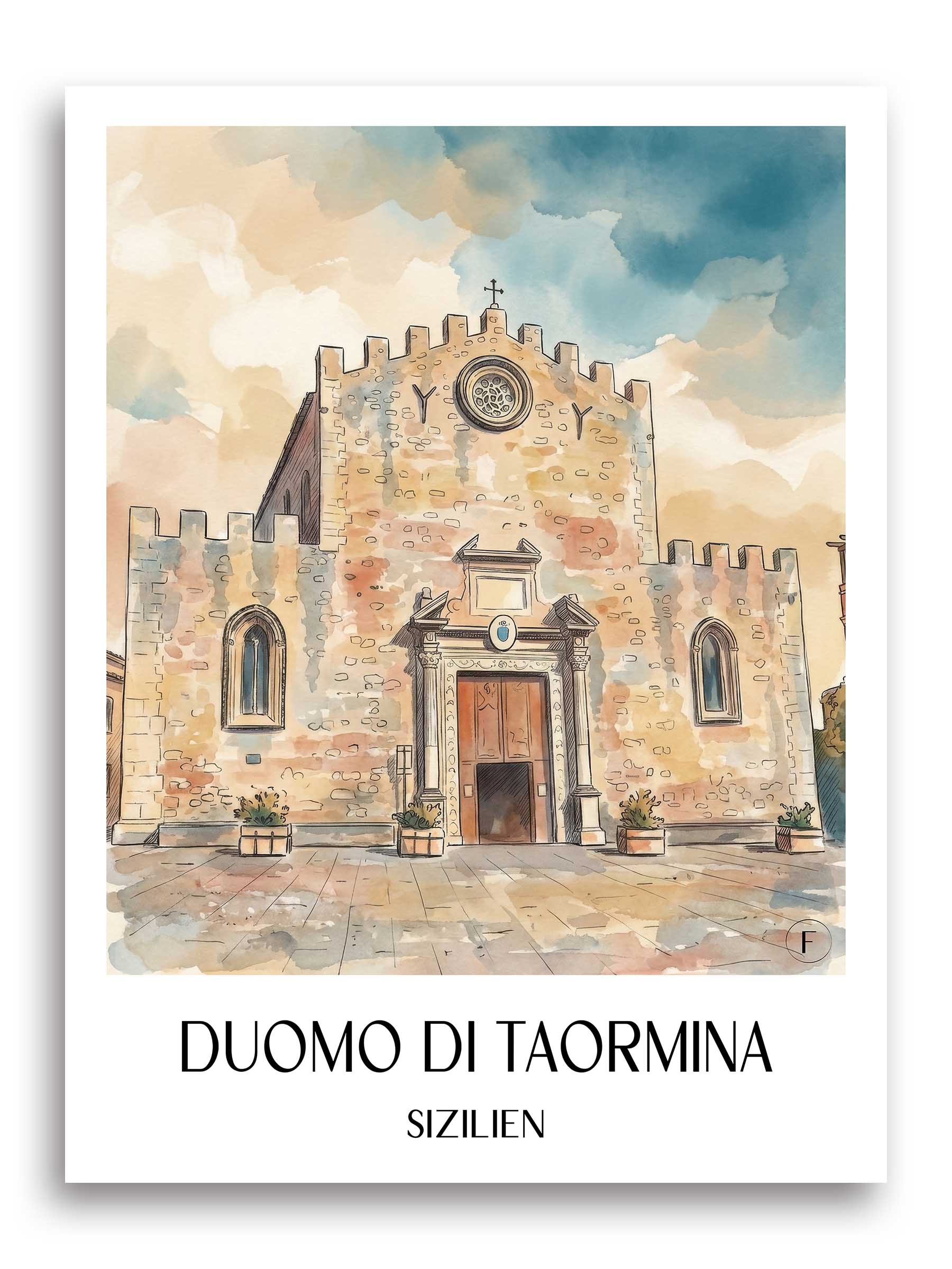 duomo-di-taormina-sizilien-italien-poster-aquarell