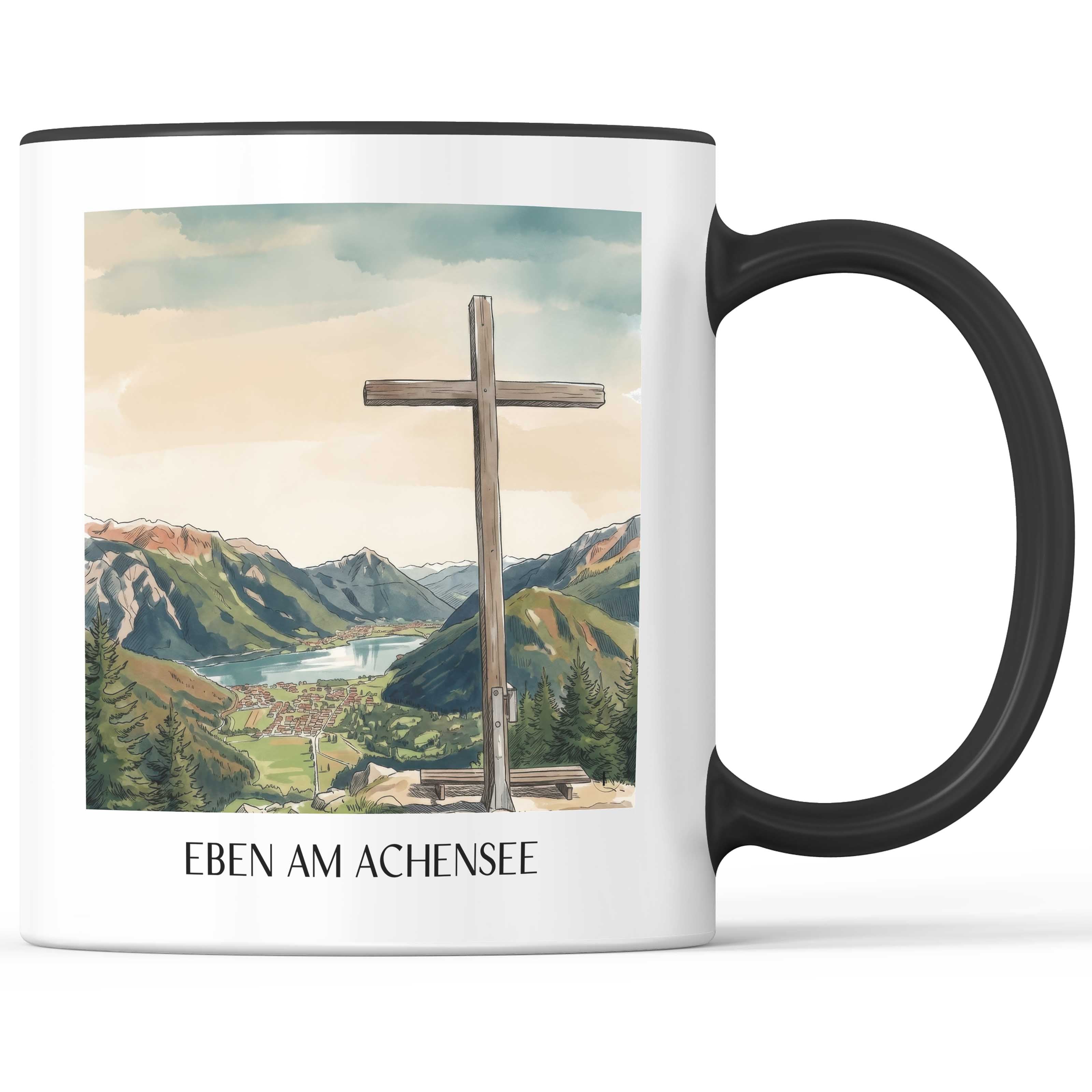 eben-am-achensee-tirol-österreich-kaffeebecher-aquarell