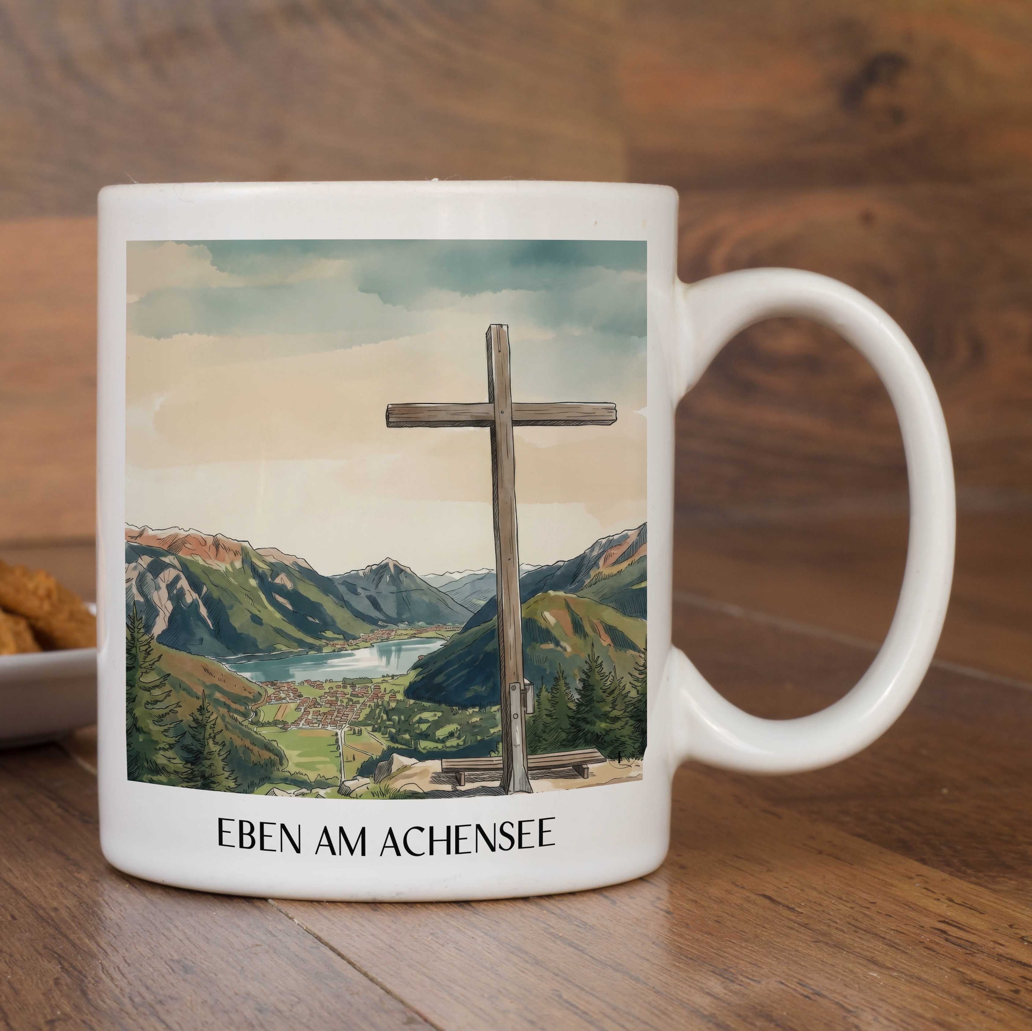eben-am-achensee-tirol-österreich-kaffeebecher-aquarell