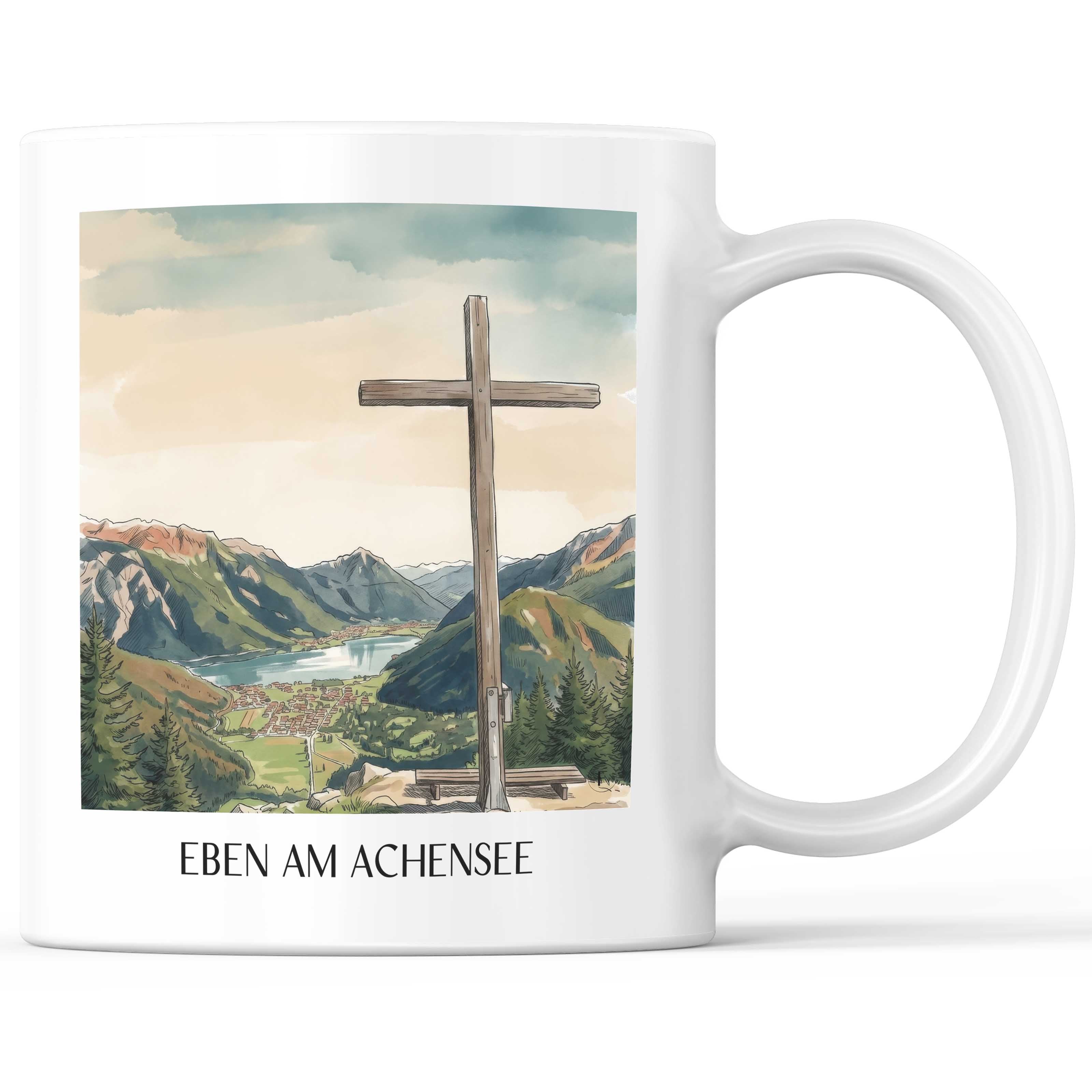 eben-am-achensee-tirol-österreich-kaffeebecher-aquarell