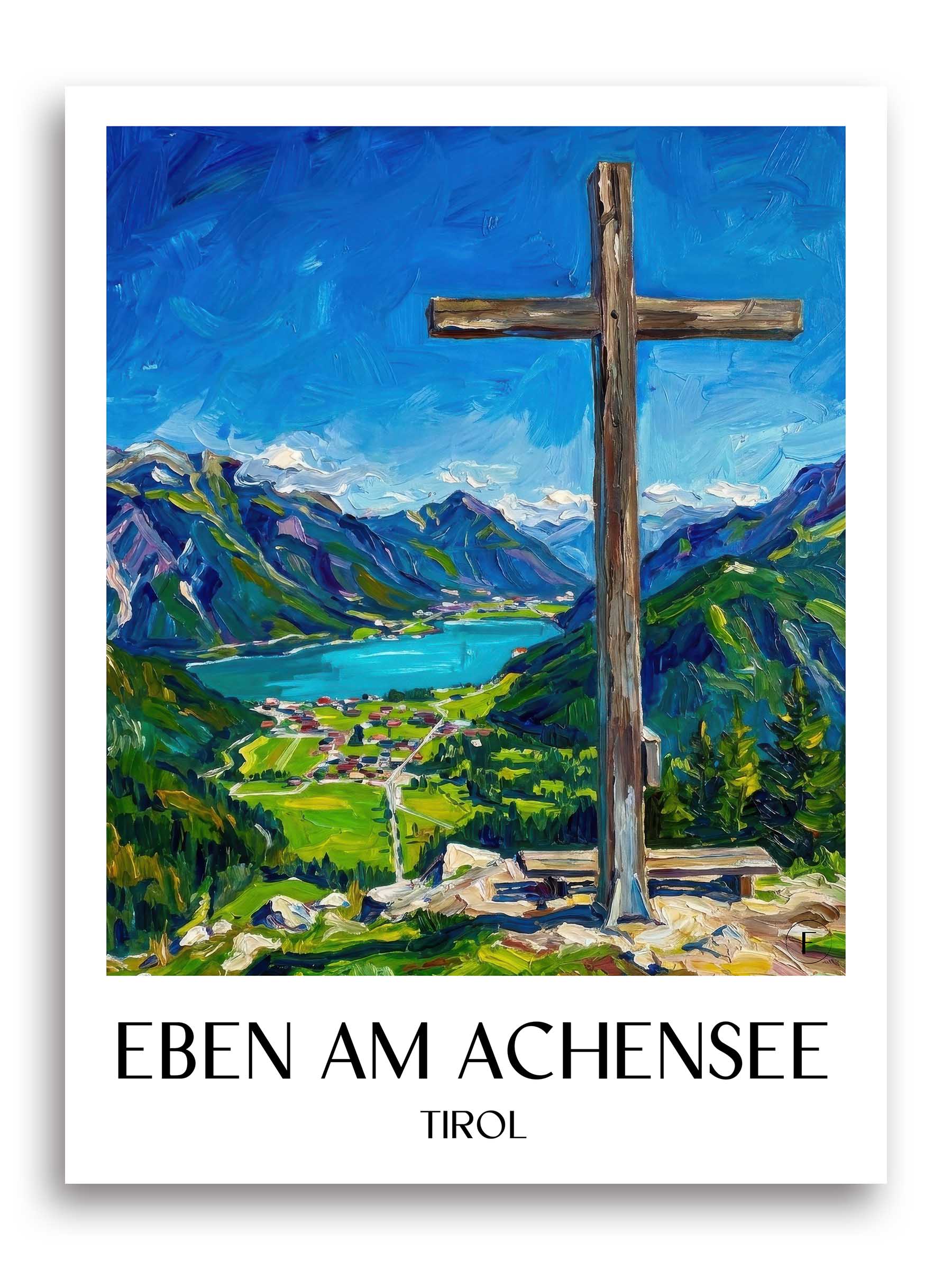 eben-am-achensee-tirol-österreich-poster-oil-painting-oelgemaelde
