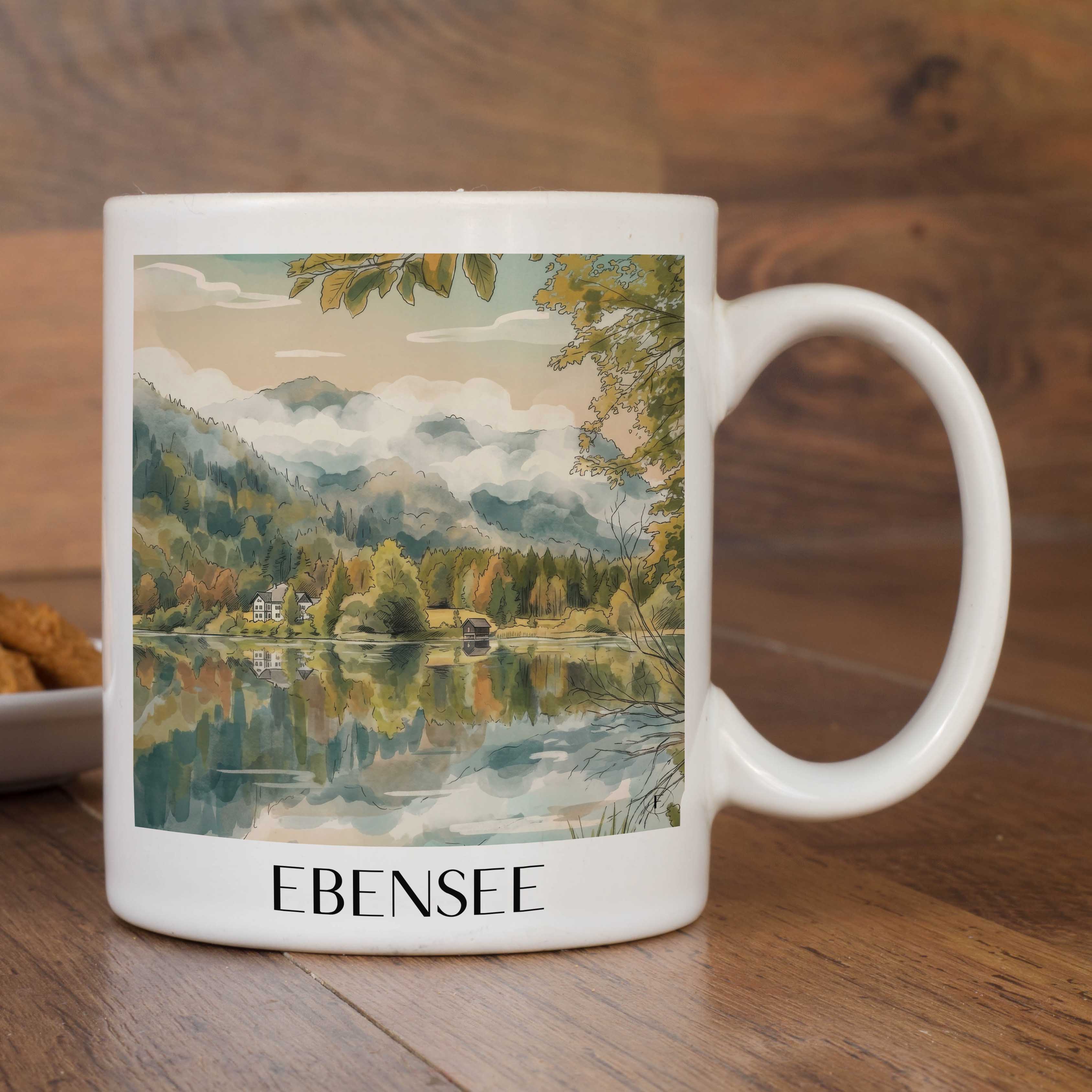 ebensee-österreich-österreich-kaffeebecher-aquarell