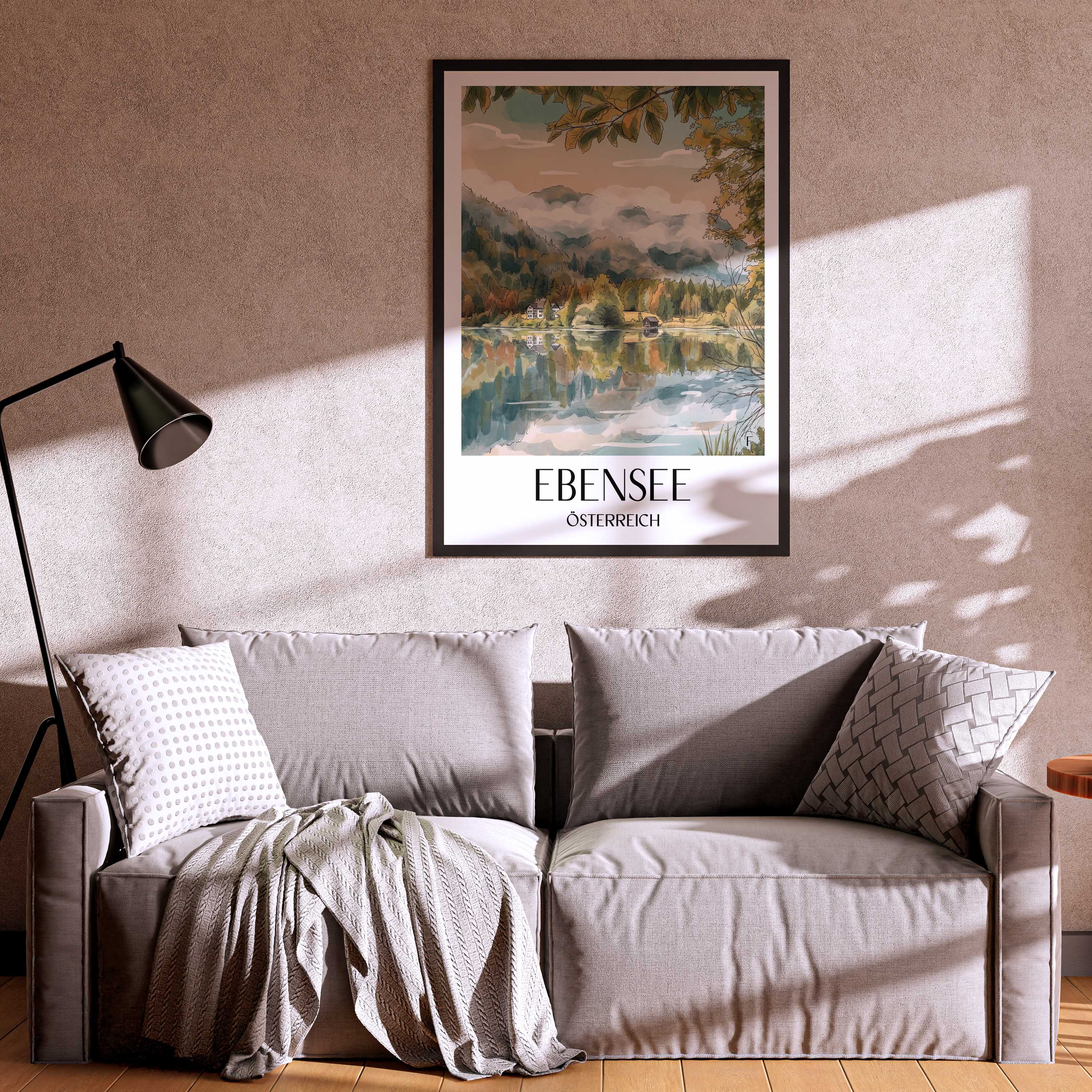 ebensee-österreich-österreich-poster-aquarell