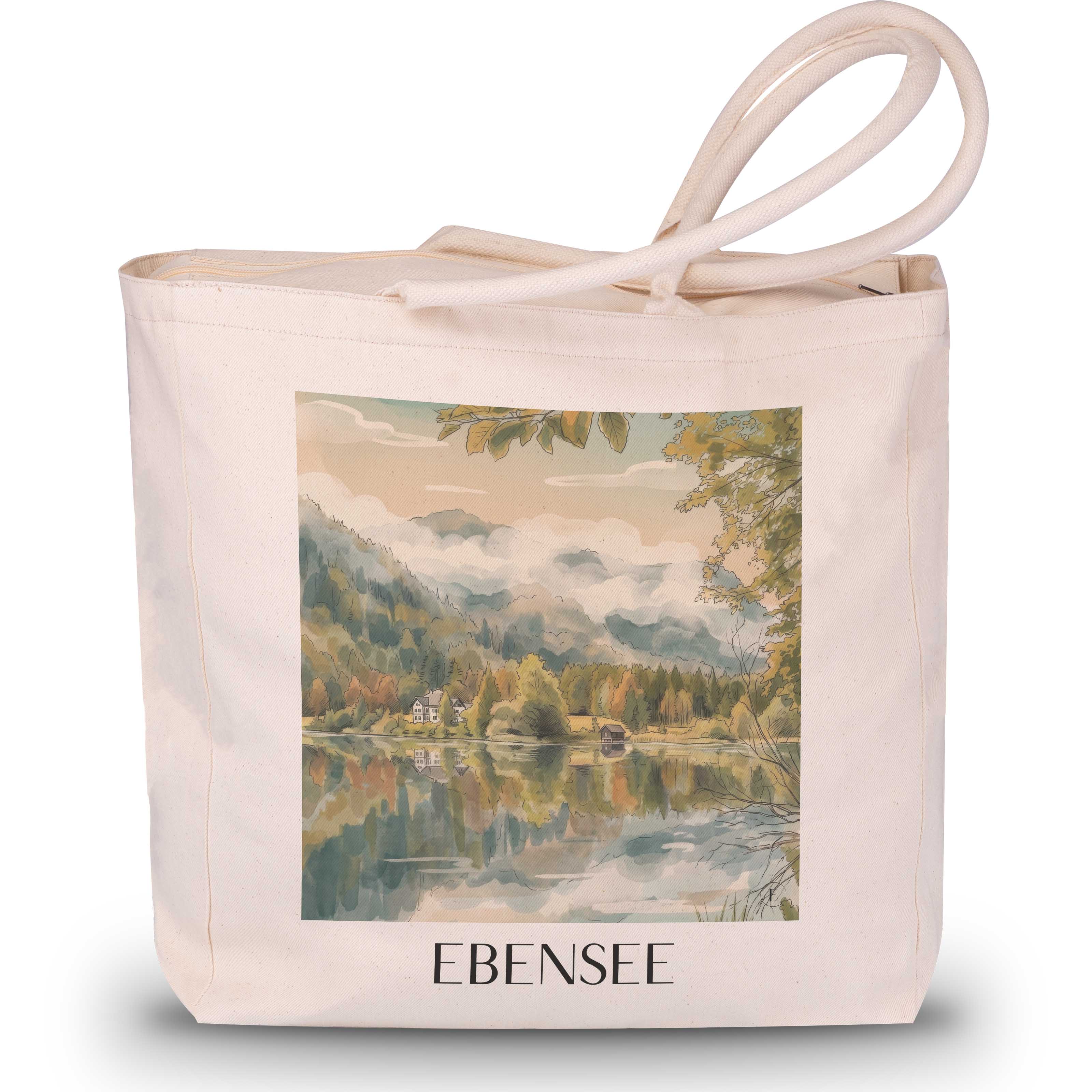 ebensee-österreich-österreich-einkaufstasche-aquarell