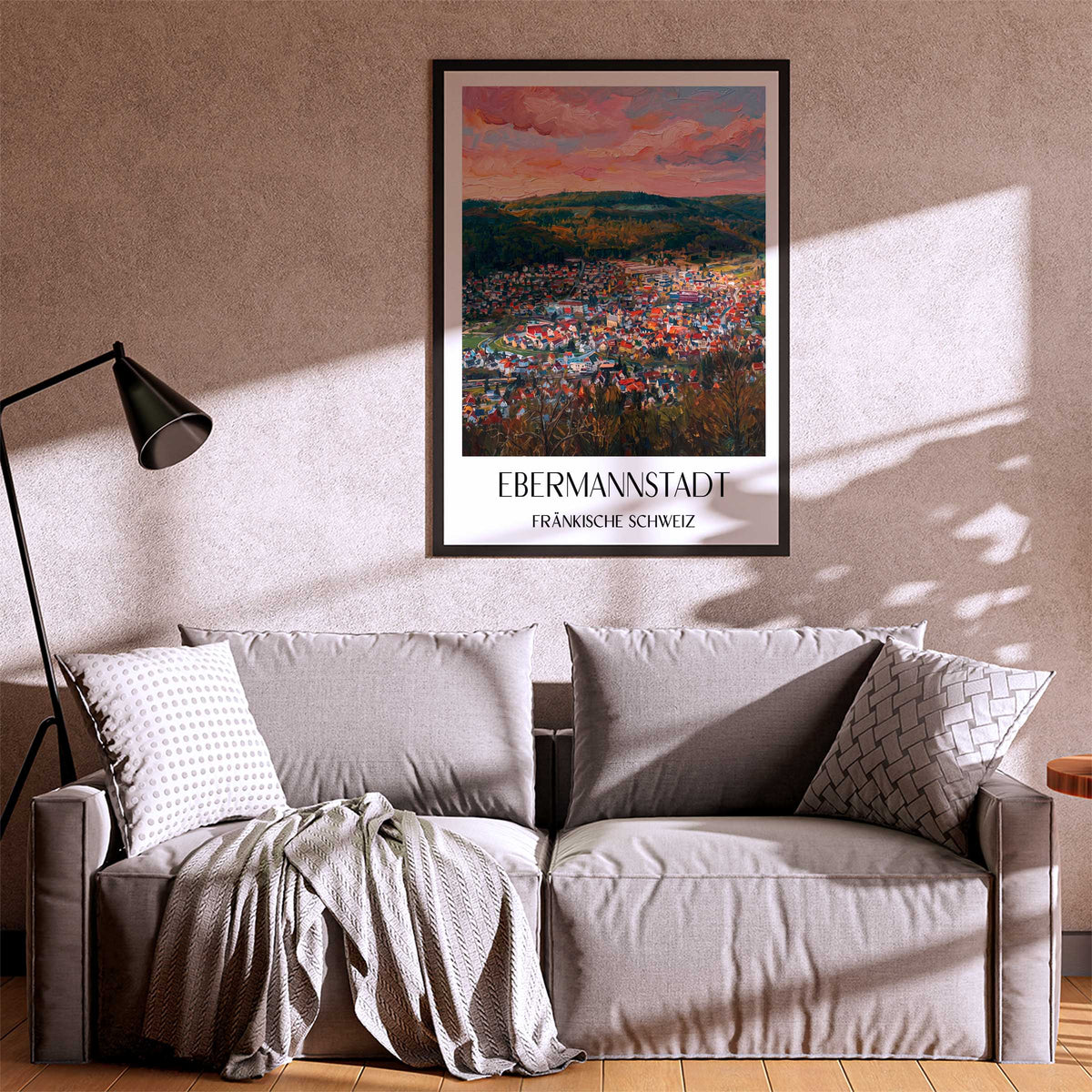 ebermannstadt-fränkische-schweiz-deutschland-poster-oil-painting-oelgemaelde