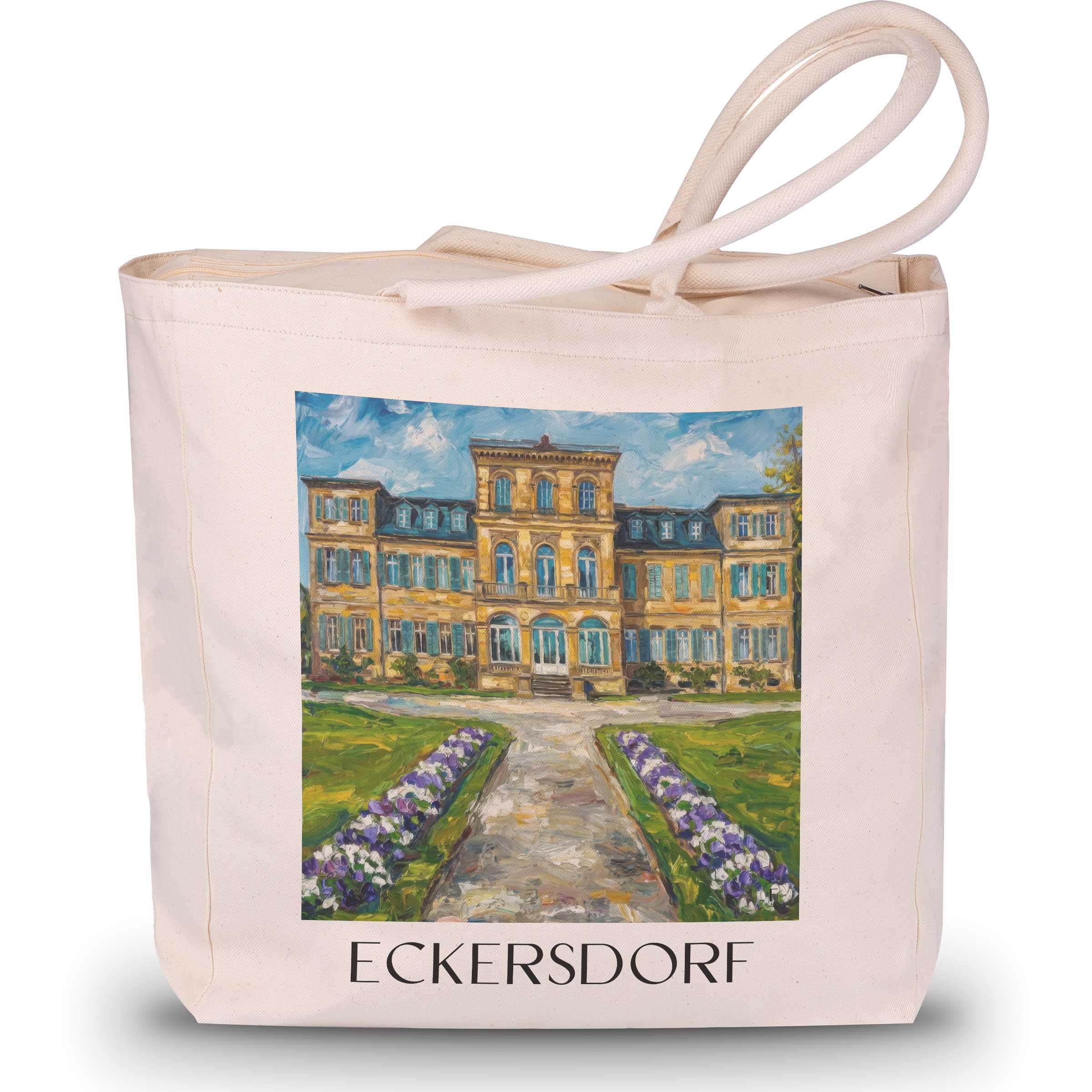 eckersdorf-oberfranken-deutschland-einkaufstasche-oil-painting-oelgemaelde