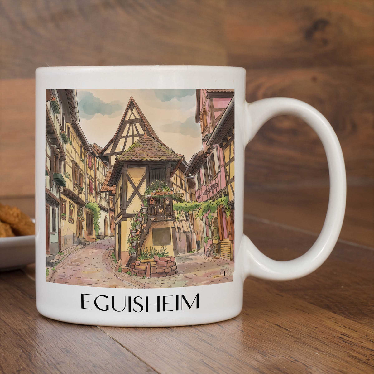 eguisheim-elsass-frankreich-kaffeebecher-aquarell