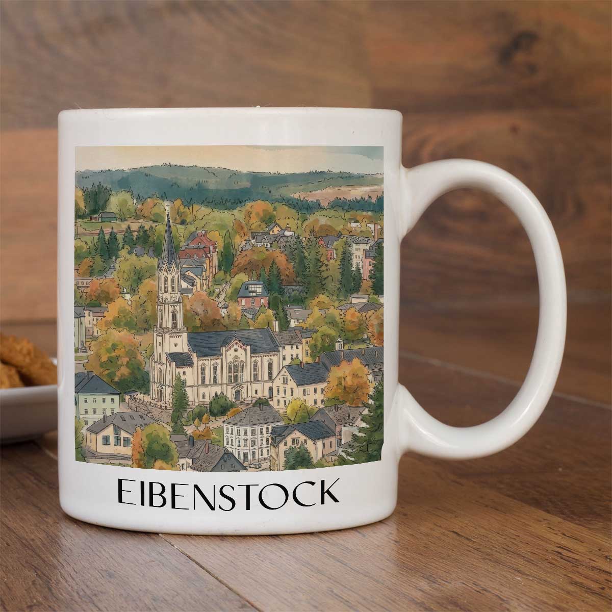eibenstock-erzgebirge-deutschland-kaffeebecher-aquarell