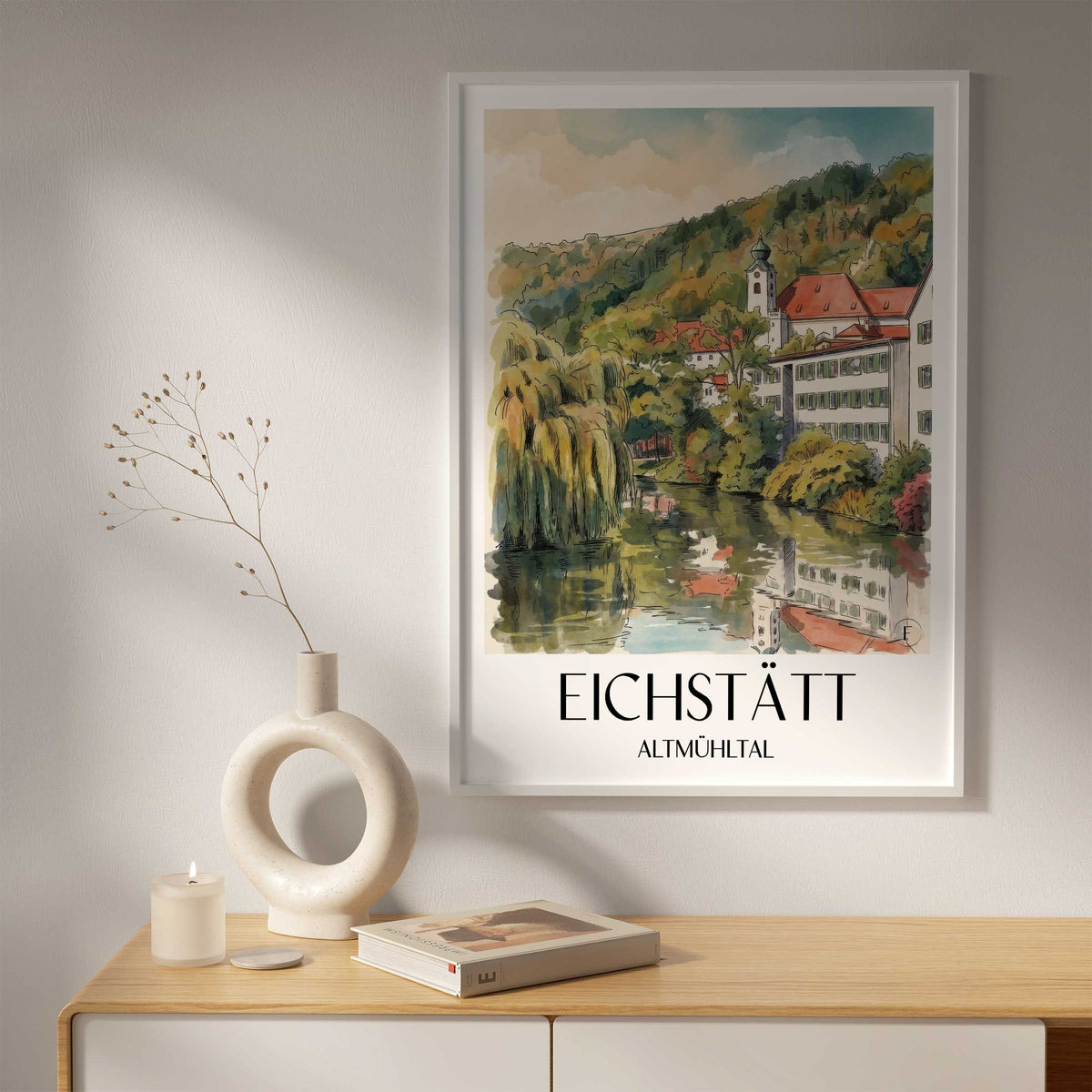 eichstätt-altmühltal-deutschland-poster-aquarell