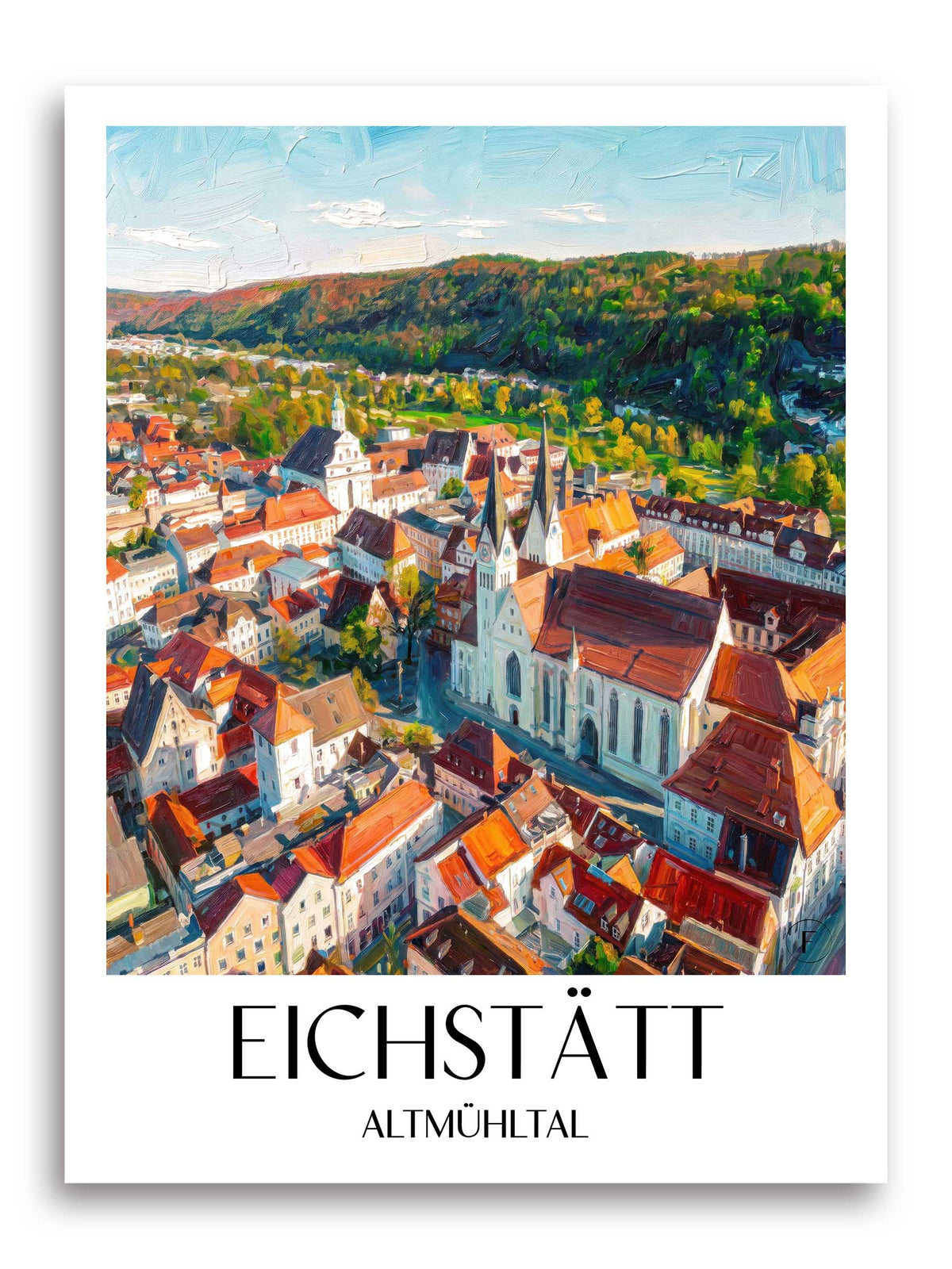 eichstätt-altmühltal-deutschland-poster-oil-painting-oelgemaelde
