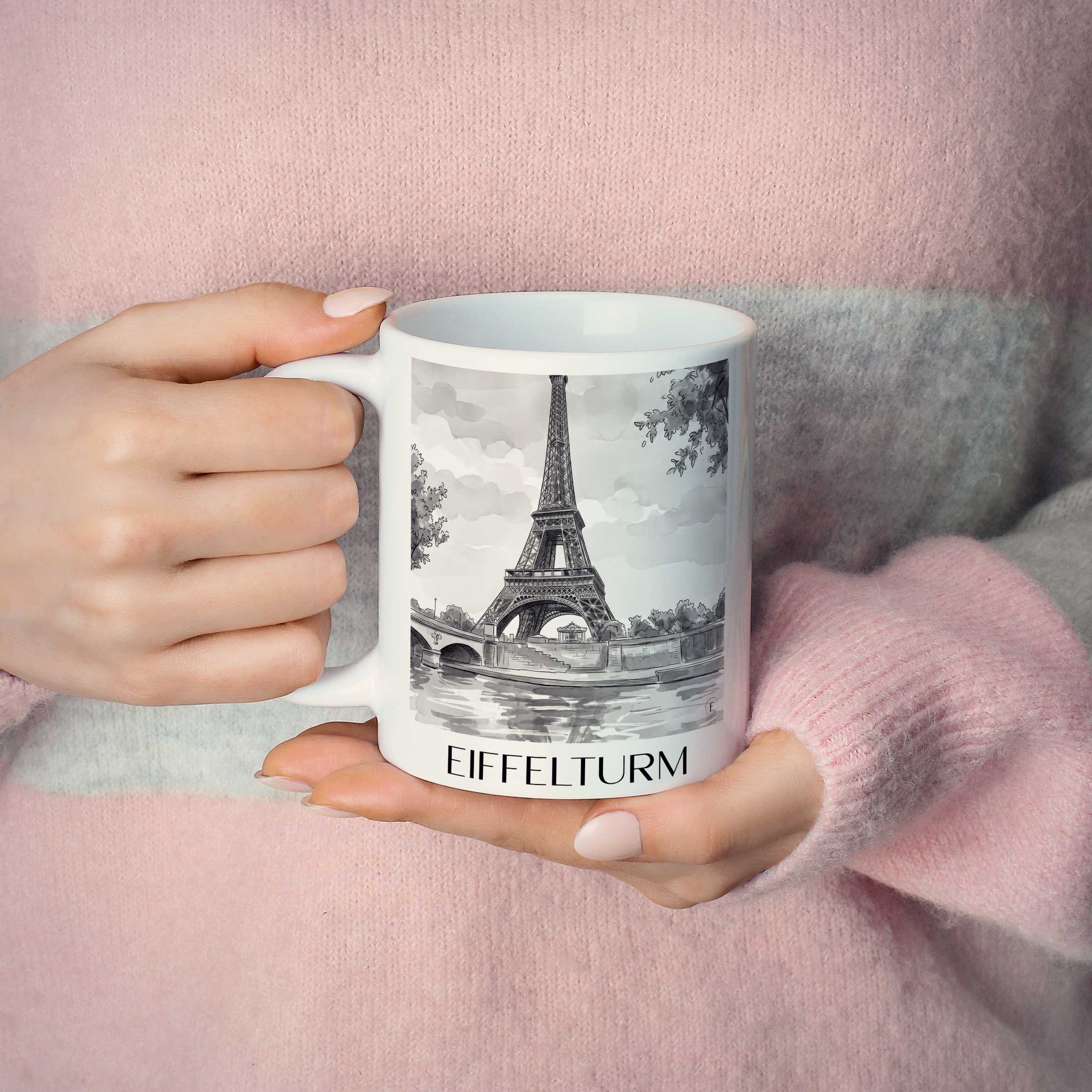 eiffelturm-paris-frankreich-kaffeebecher-aquarell-schwarz-weiss