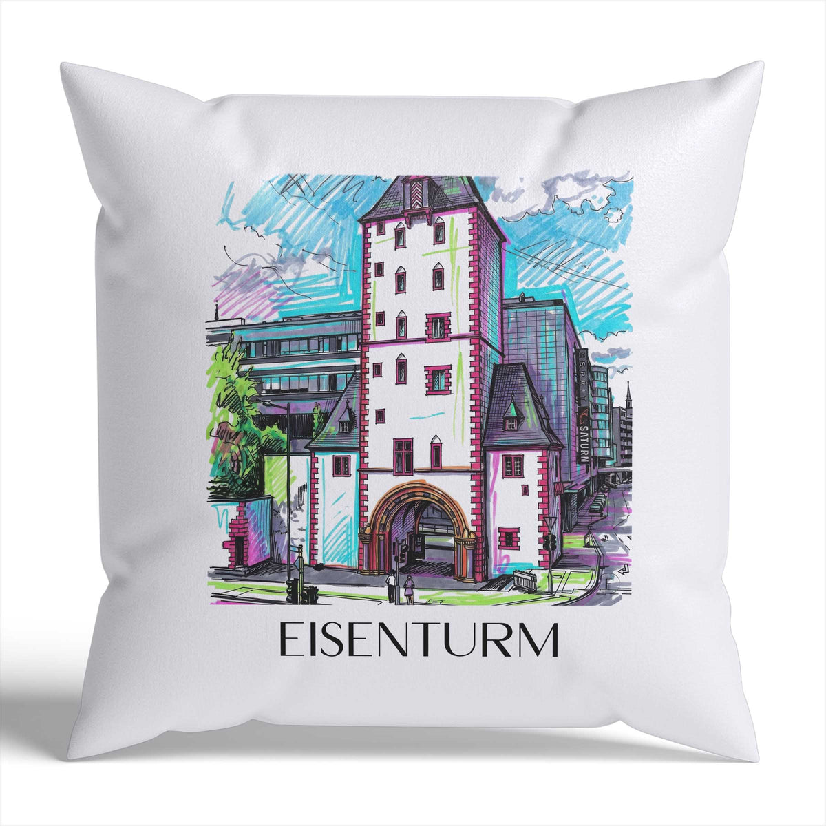 eisenturm-mainz-deutschland-kissenbezug-graffiti
