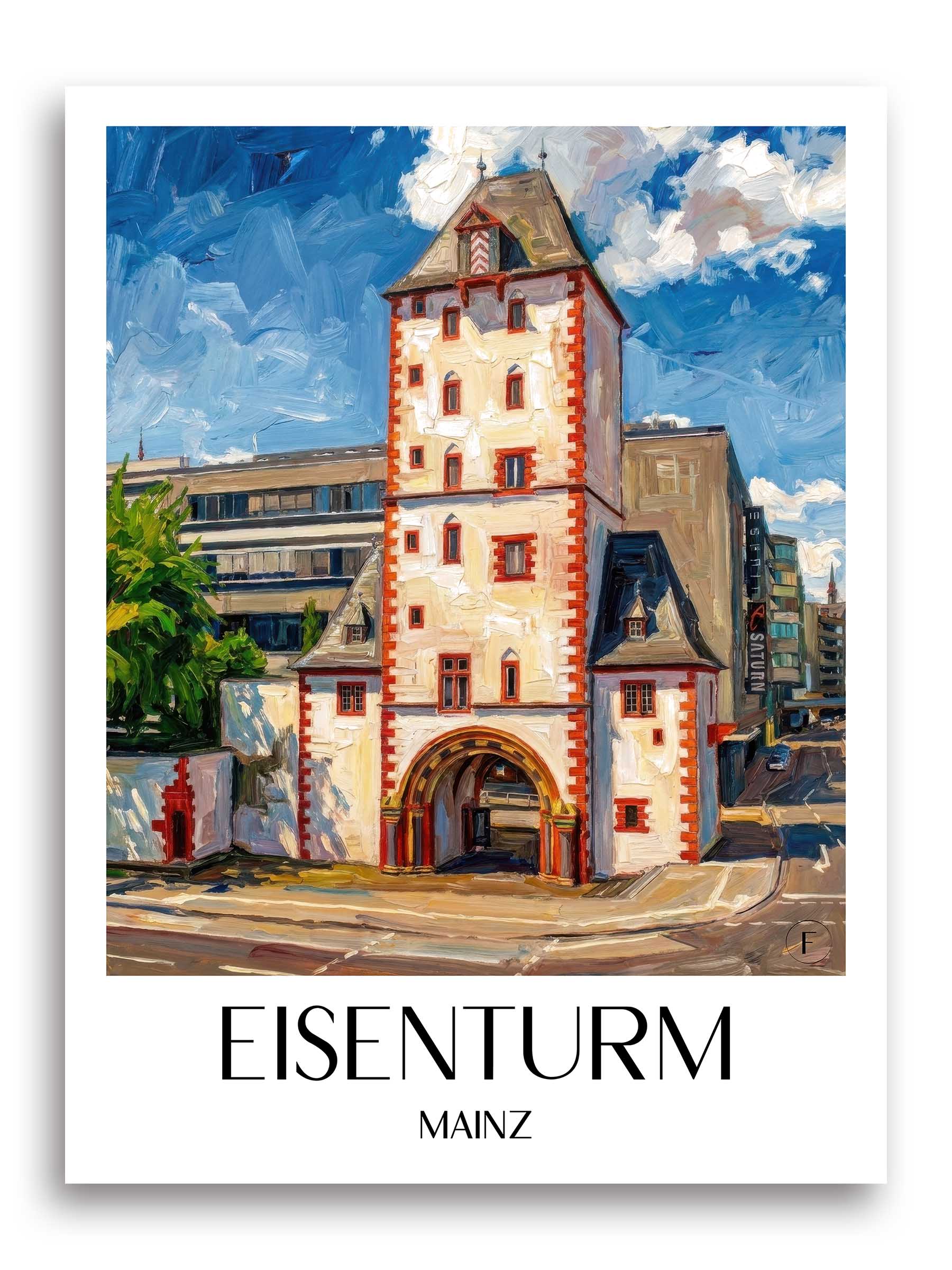 eisenturm-mainz-deutschland-poster-oil-painting-oelgemaelde
