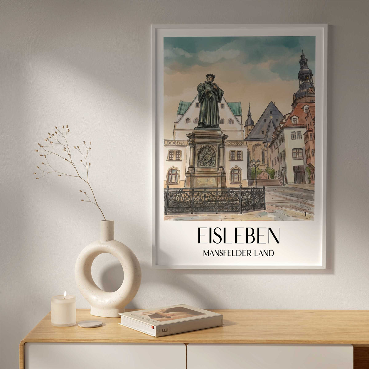 eisleben-mansfelder-land-deutschland-poster-aquarell