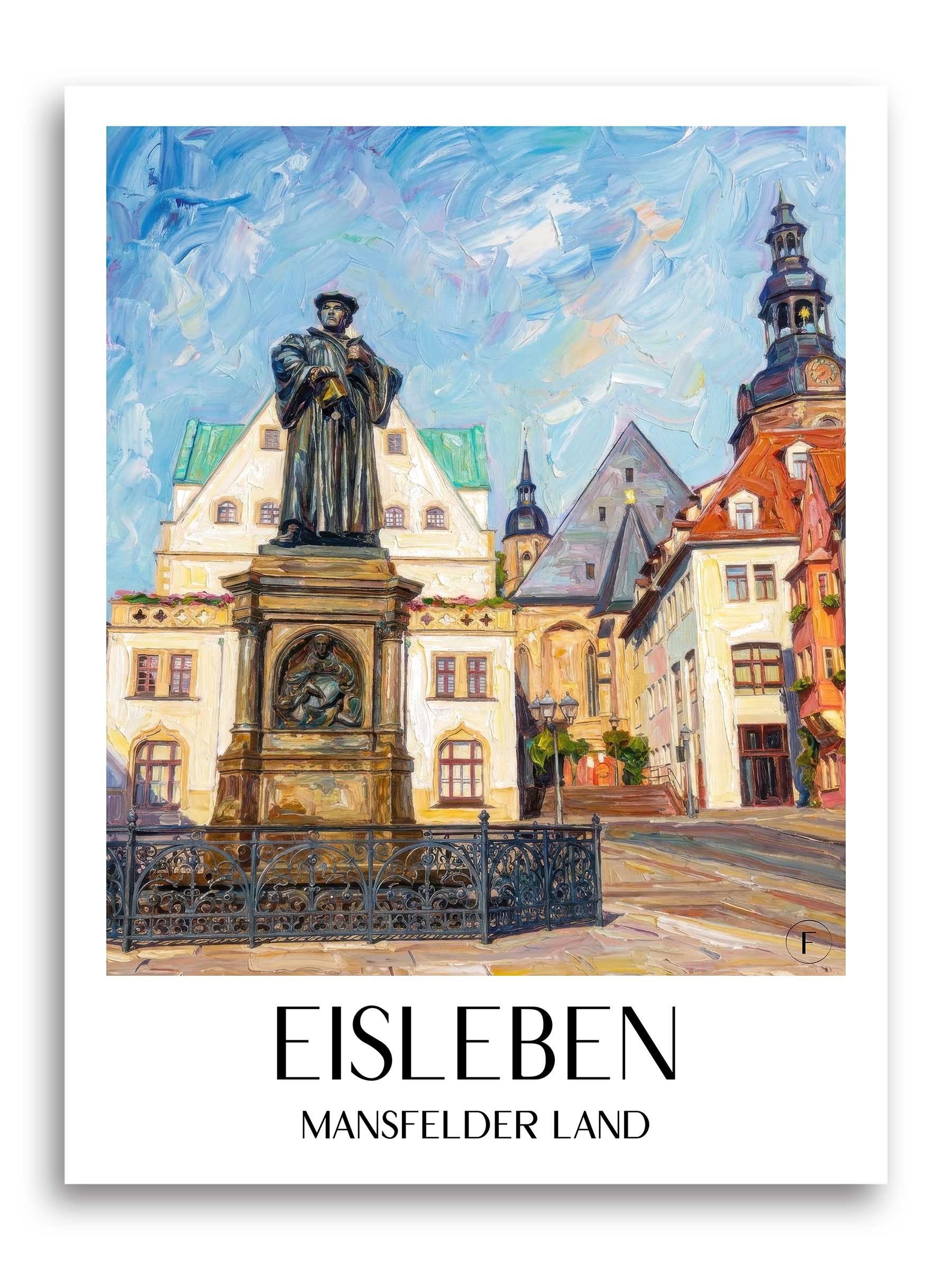 eisleben-mansfelder-land-deutschland-poster-oil-painting-oelgemaelde