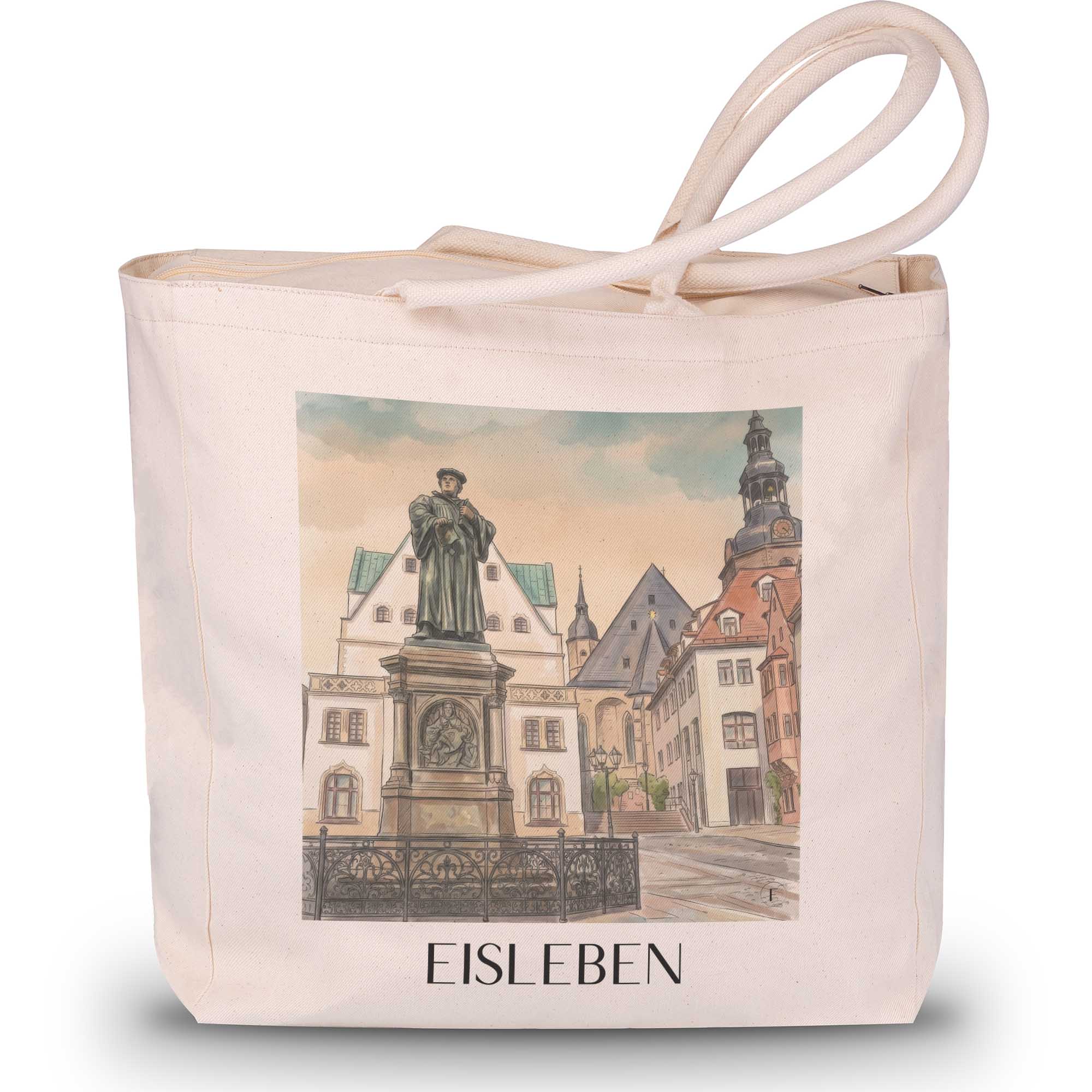 eisleben-mansfelder-land-deutschland-einkaufstasche-aquarell