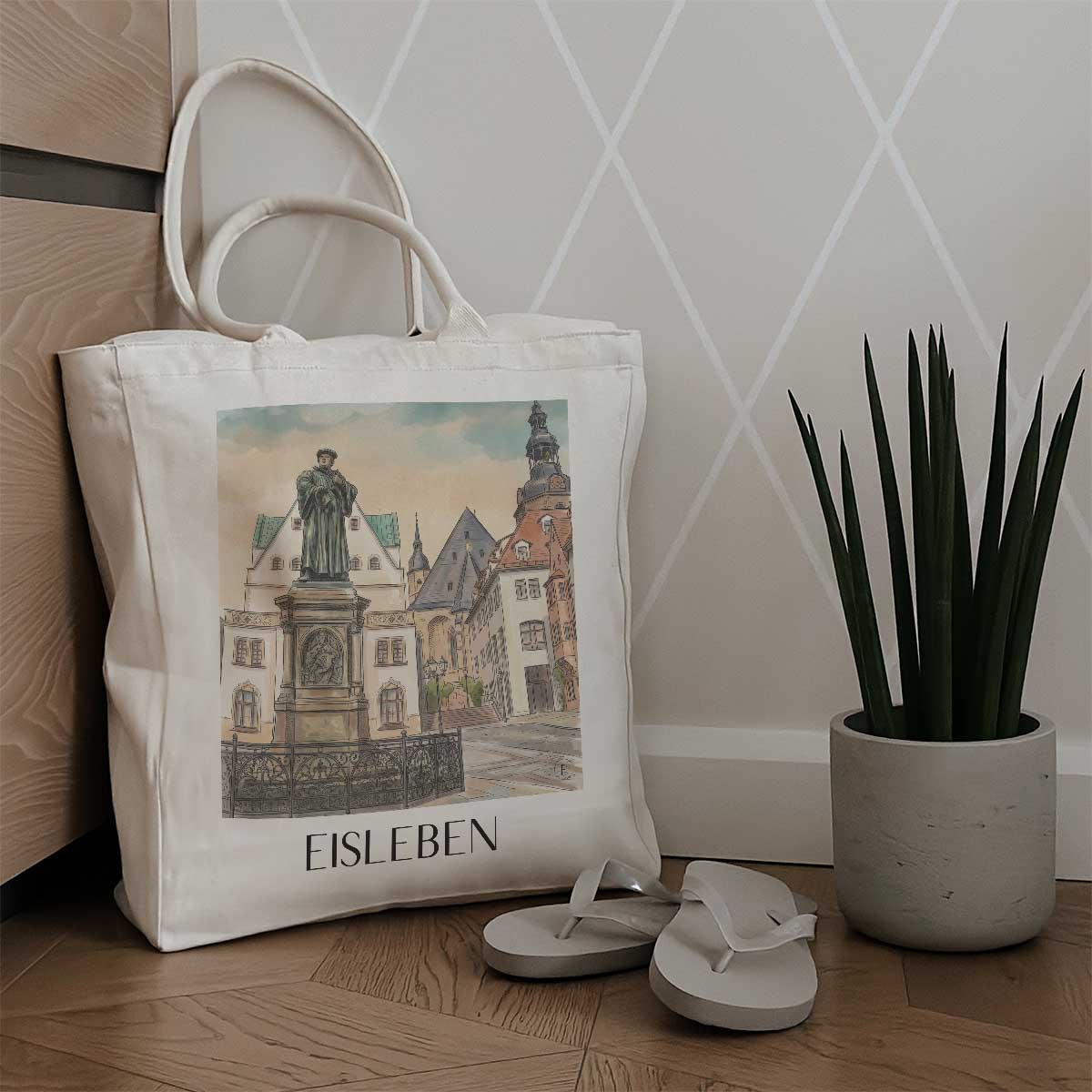 eisleben-mansfelder-land-deutschland-einkaufstasche-aquarell