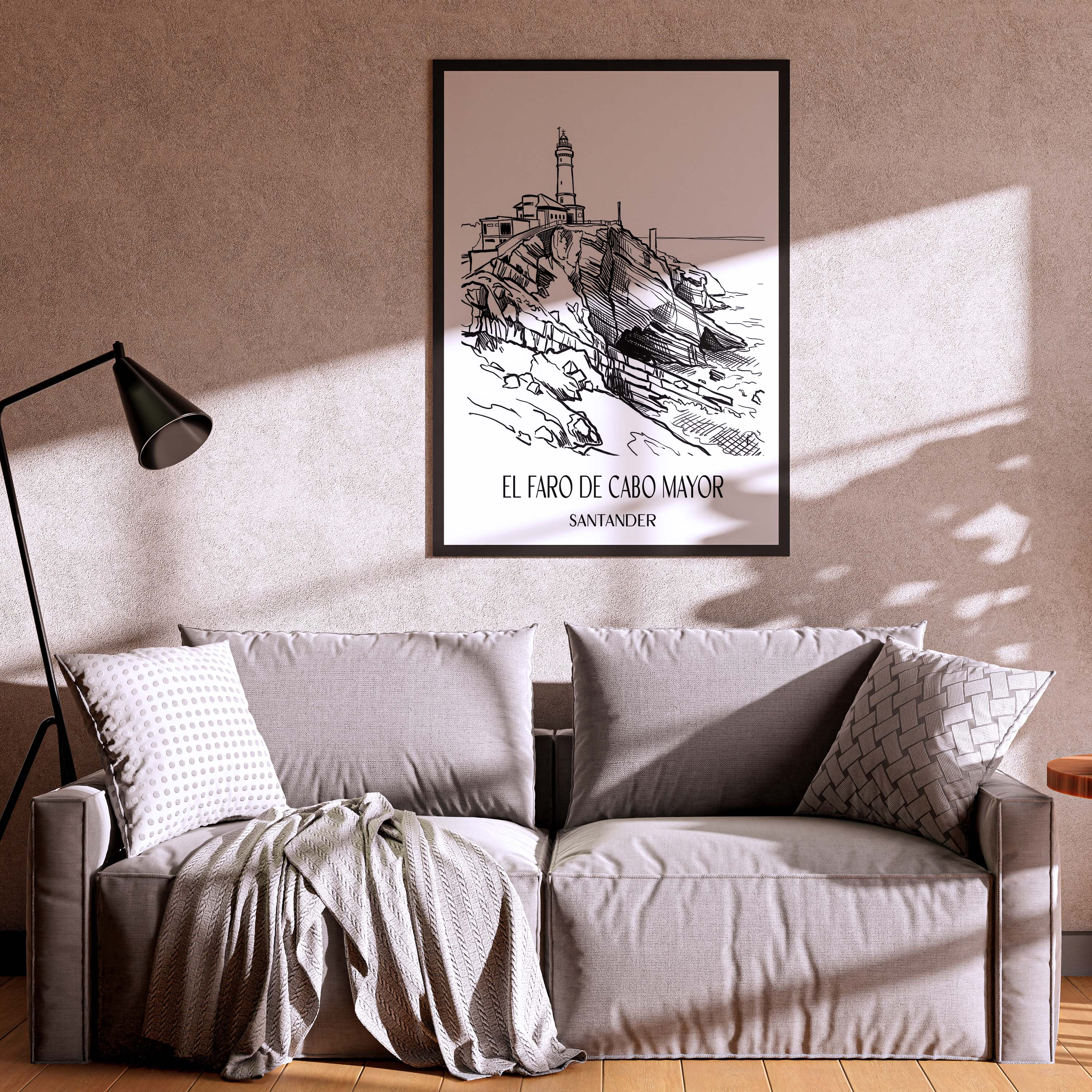 el-faro-de-cabo-mayor-santander-spanien-poster-skizze