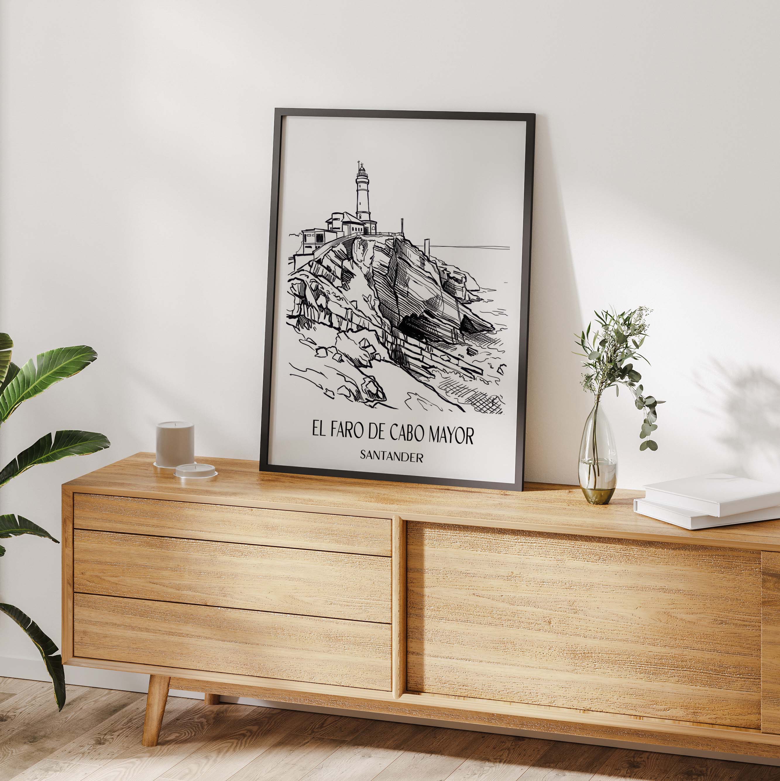 el-faro-de-cabo-mayor-santander-spanien-poster-skizze