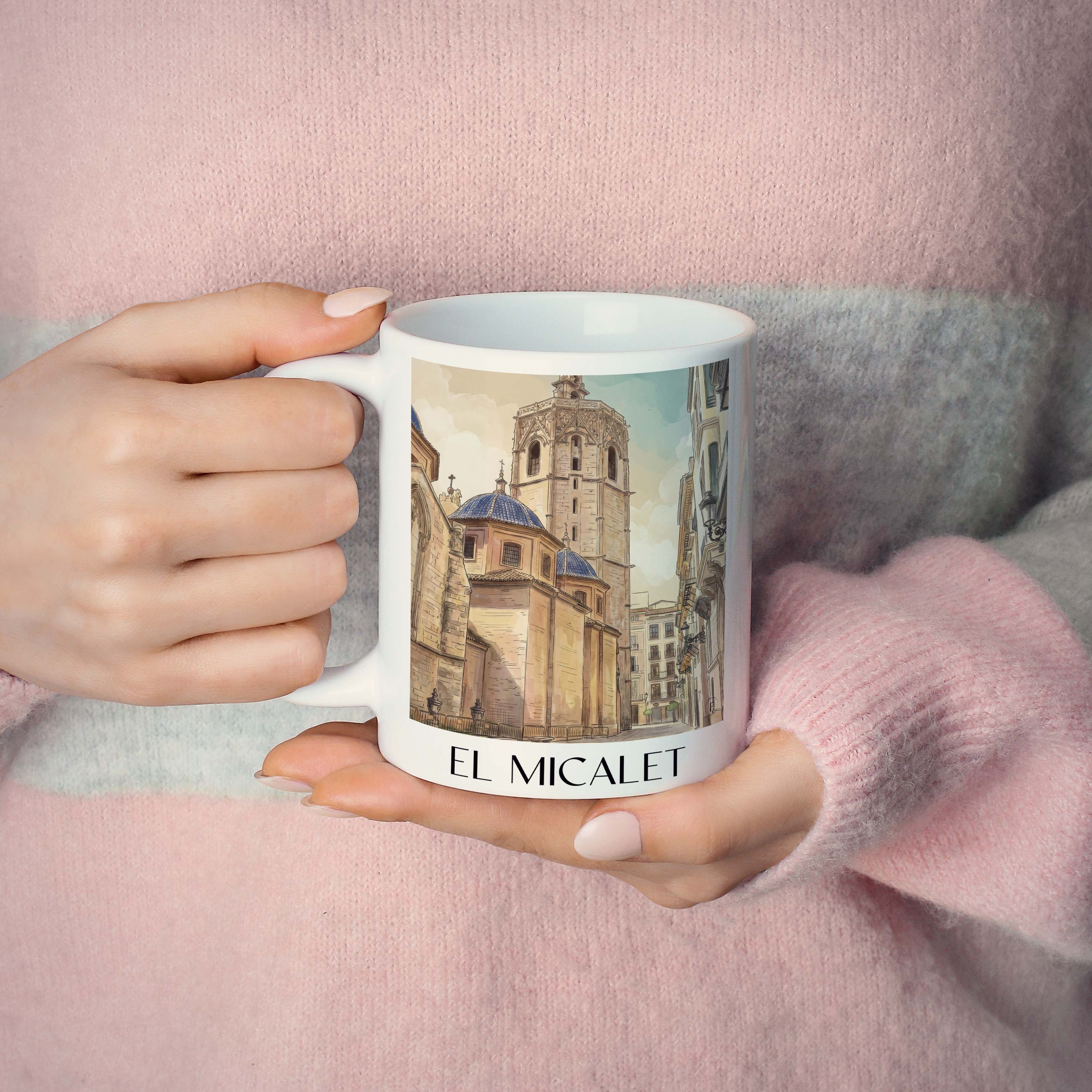 el-micalet-valencia-spanien-kaffeebecher-aquarell