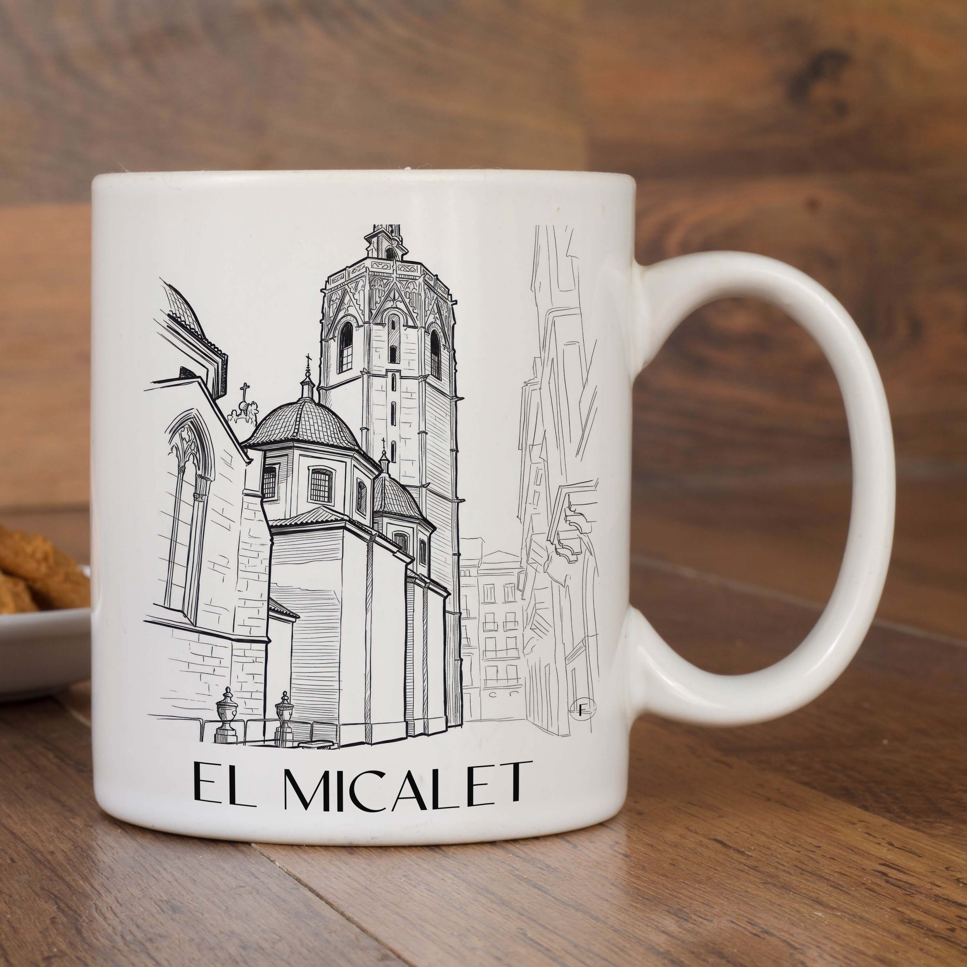 el-micalet-valencia-spanien-kaffeebecher-skizze