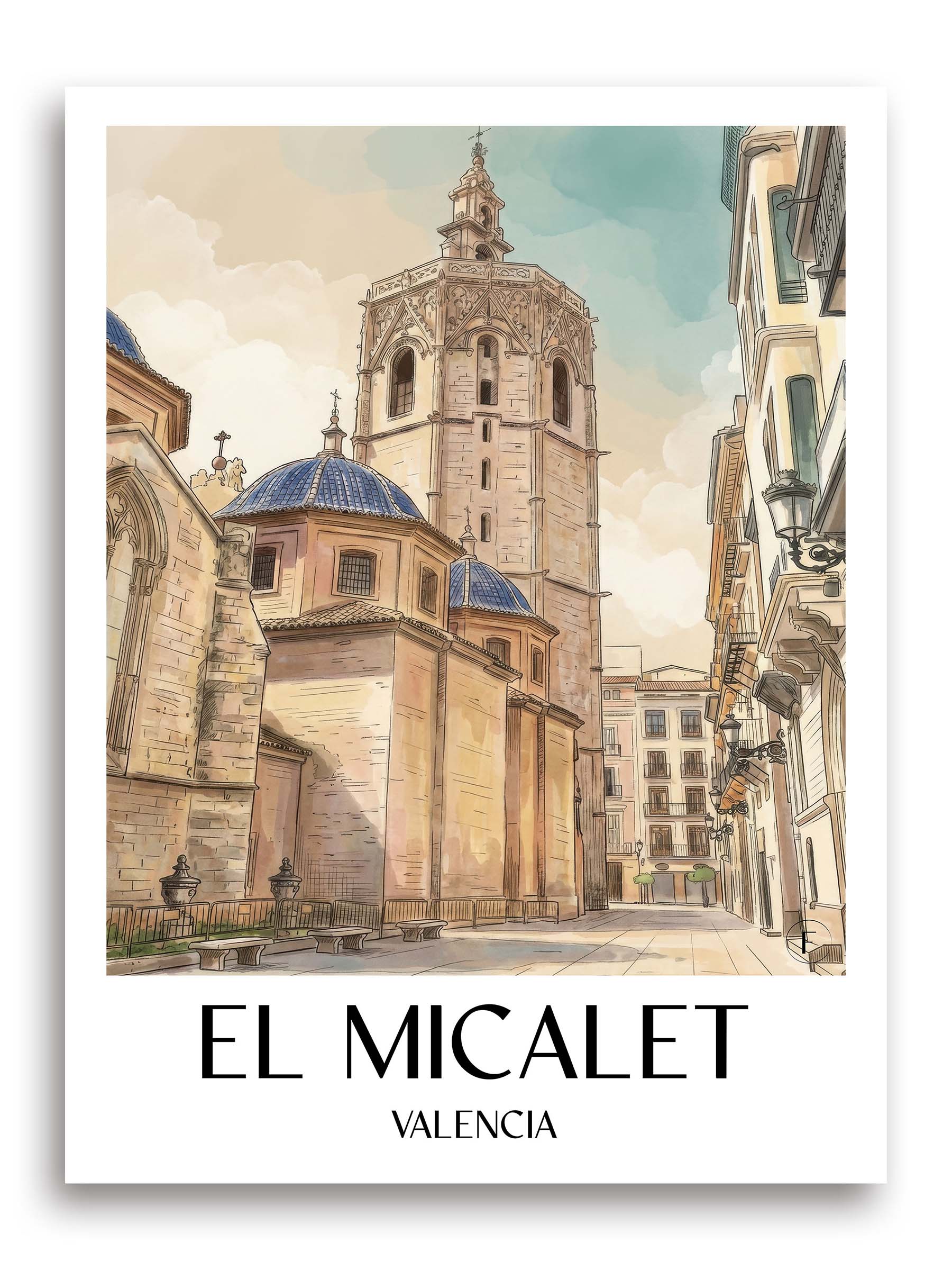 el-micalet-valencia-spanien-poster-aquarell