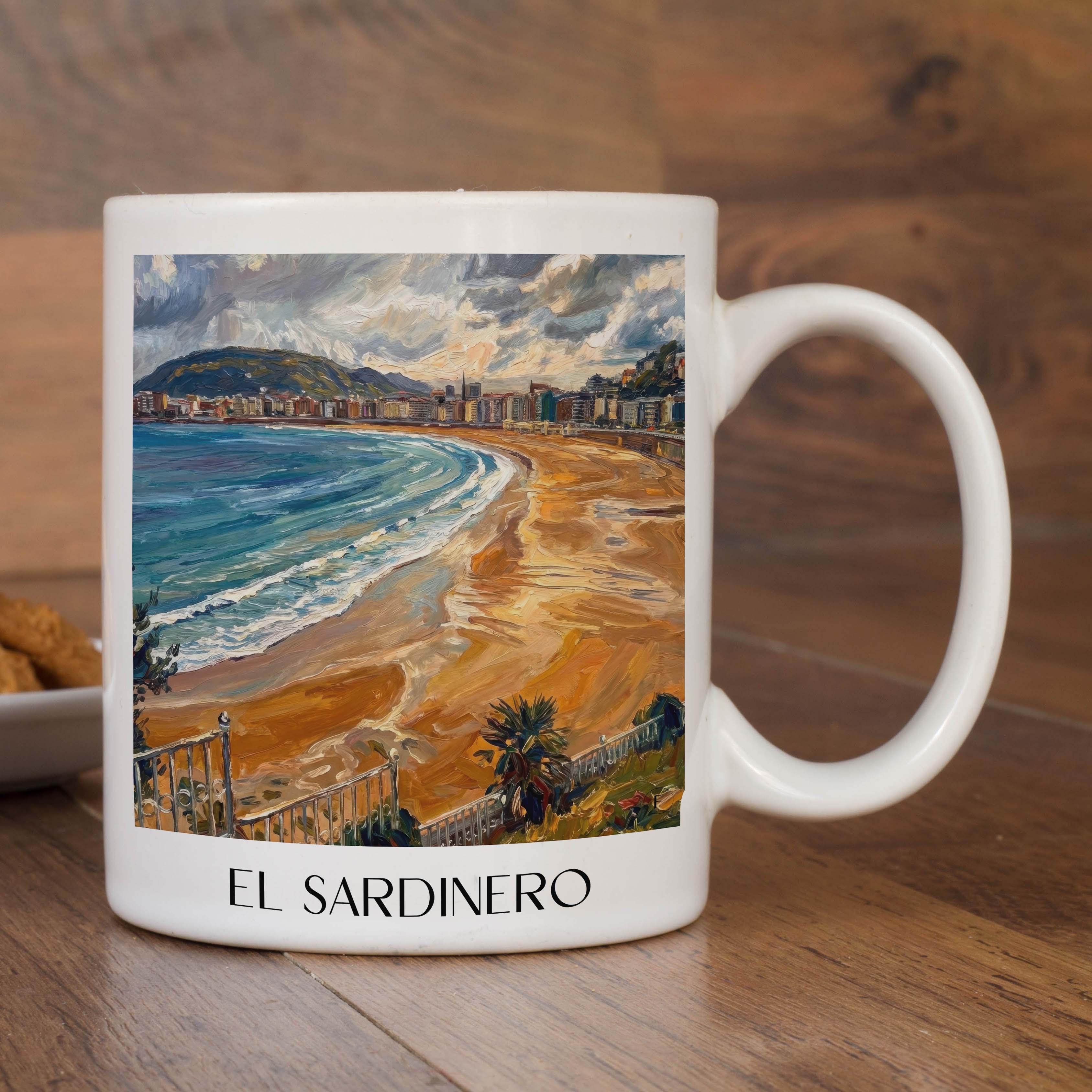 el-sardinero-santander-spanien-kaffeebecher-oil-painting-oelgemaelde