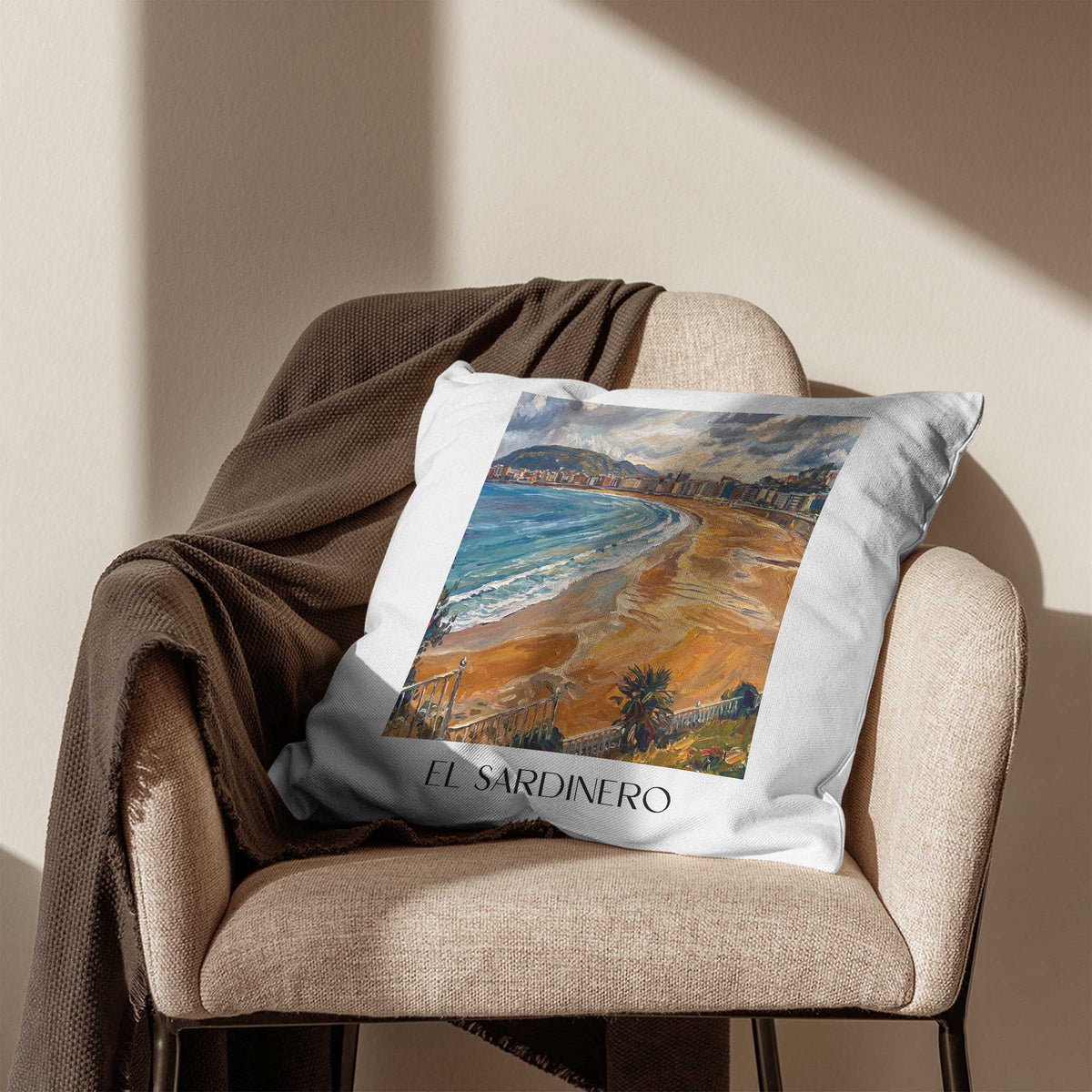 el-sardinero-santander-spanien-kissenbezug-oil-painting-oelgemaelde