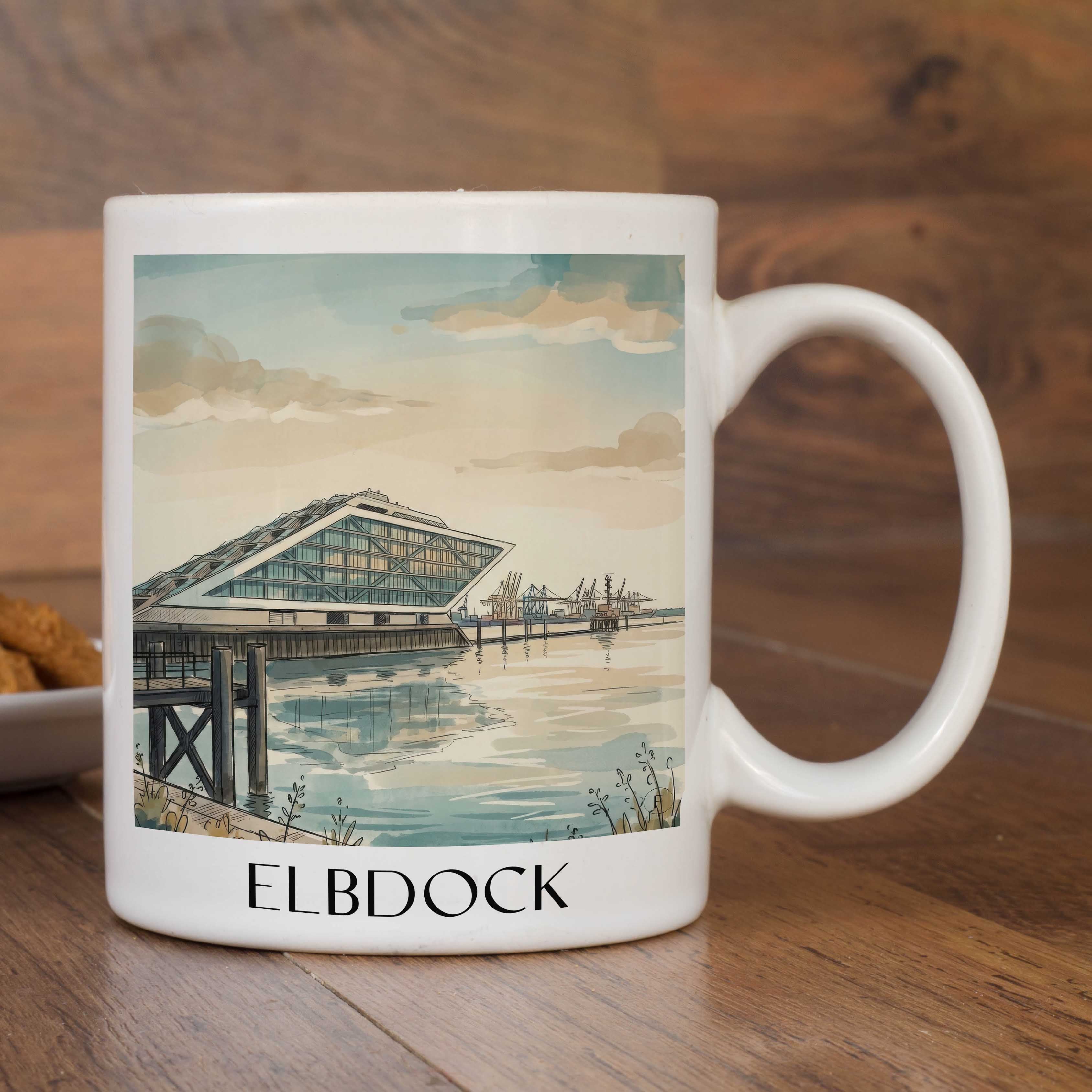 elbdock-hamburg-deutschland-kaffeebecher-aquarell