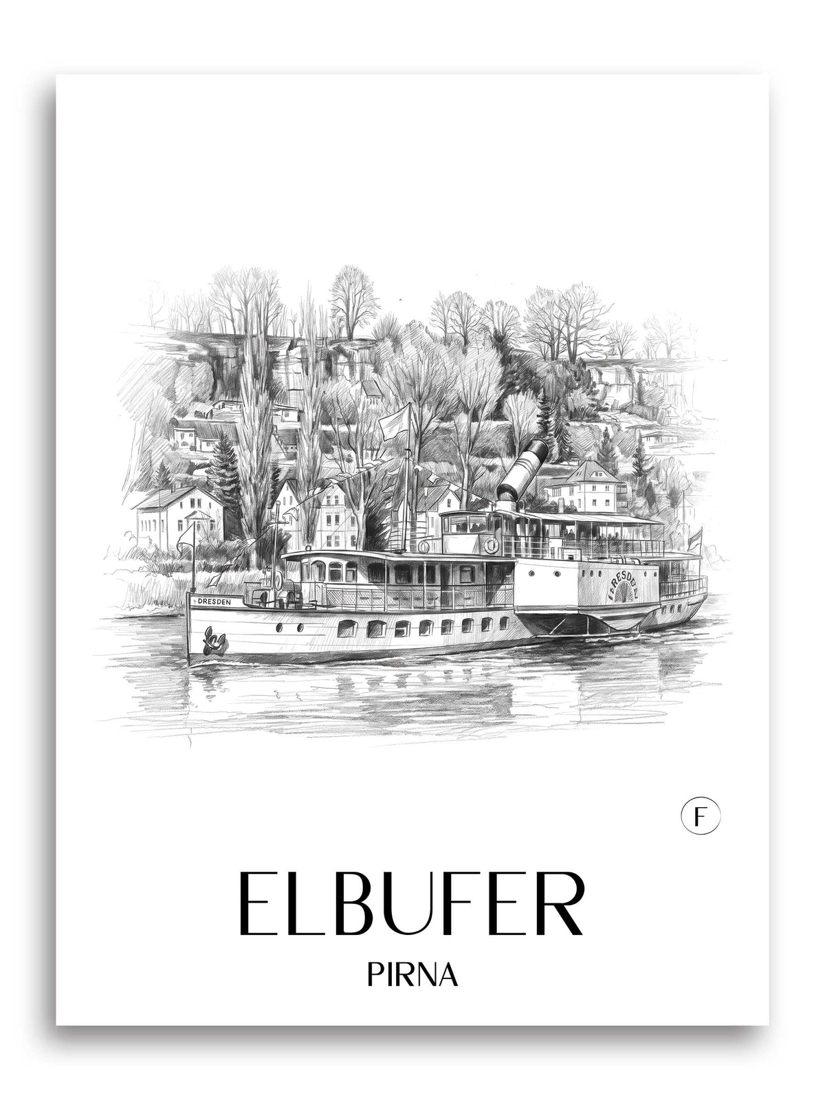 elbufer-pirna-deutschland-poster-bleistift-zeichnung-drawing